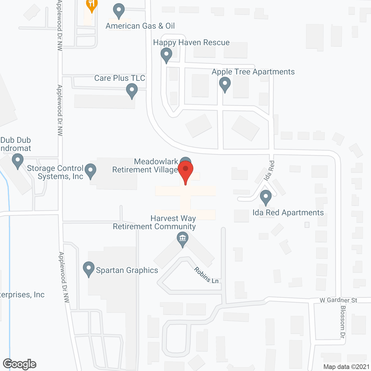 Meadowlark Retirement Village in google map