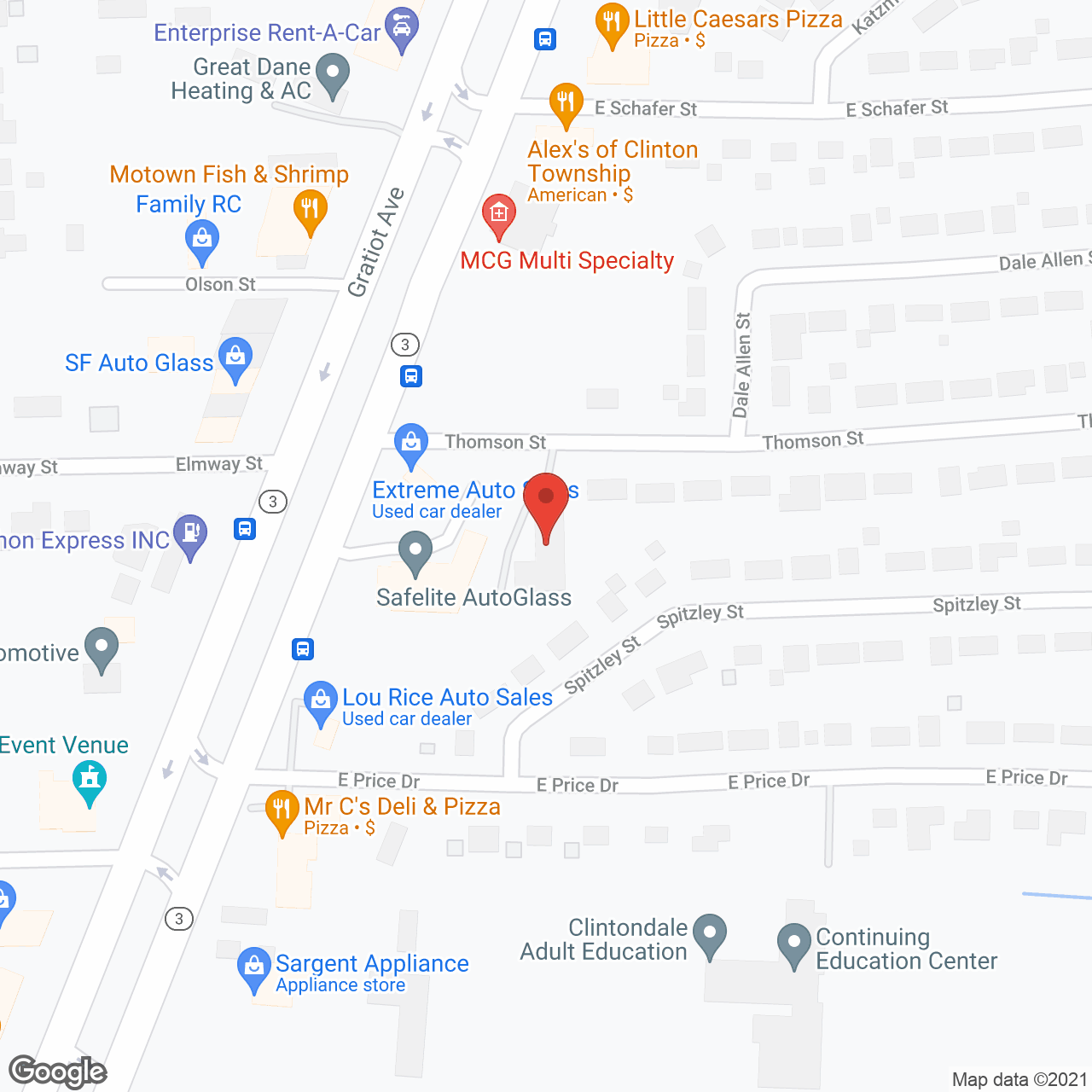 Dawns Center for Seniors in google map