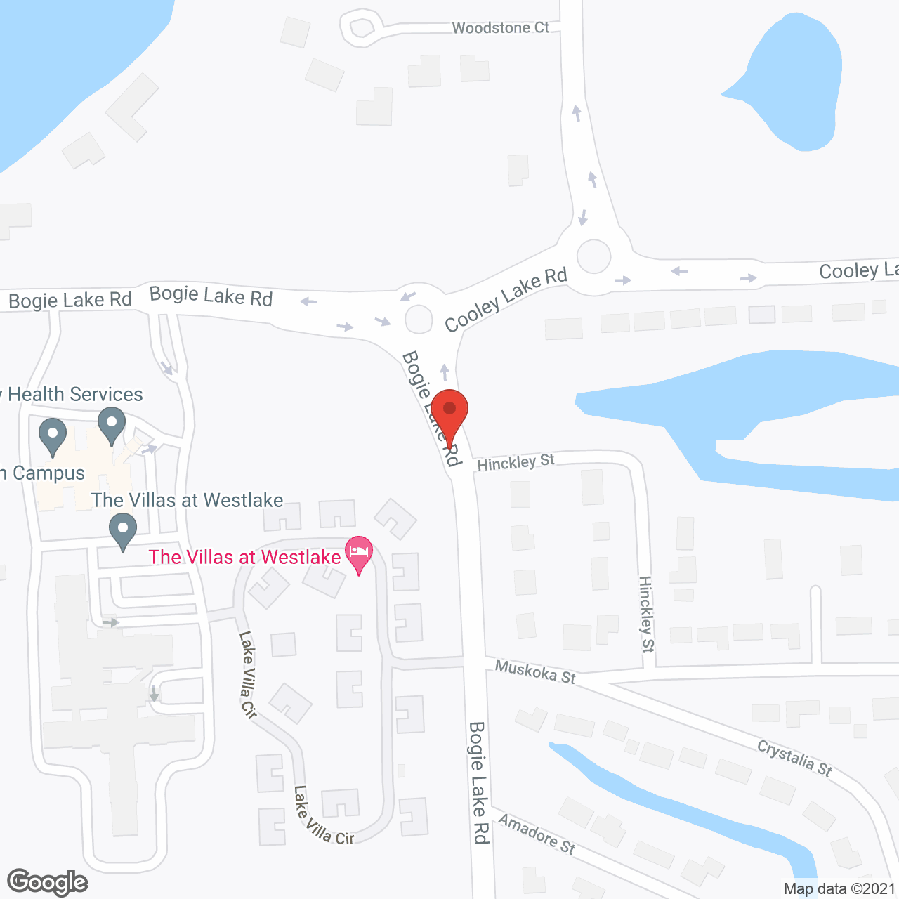 Westlake Health Campus in google map