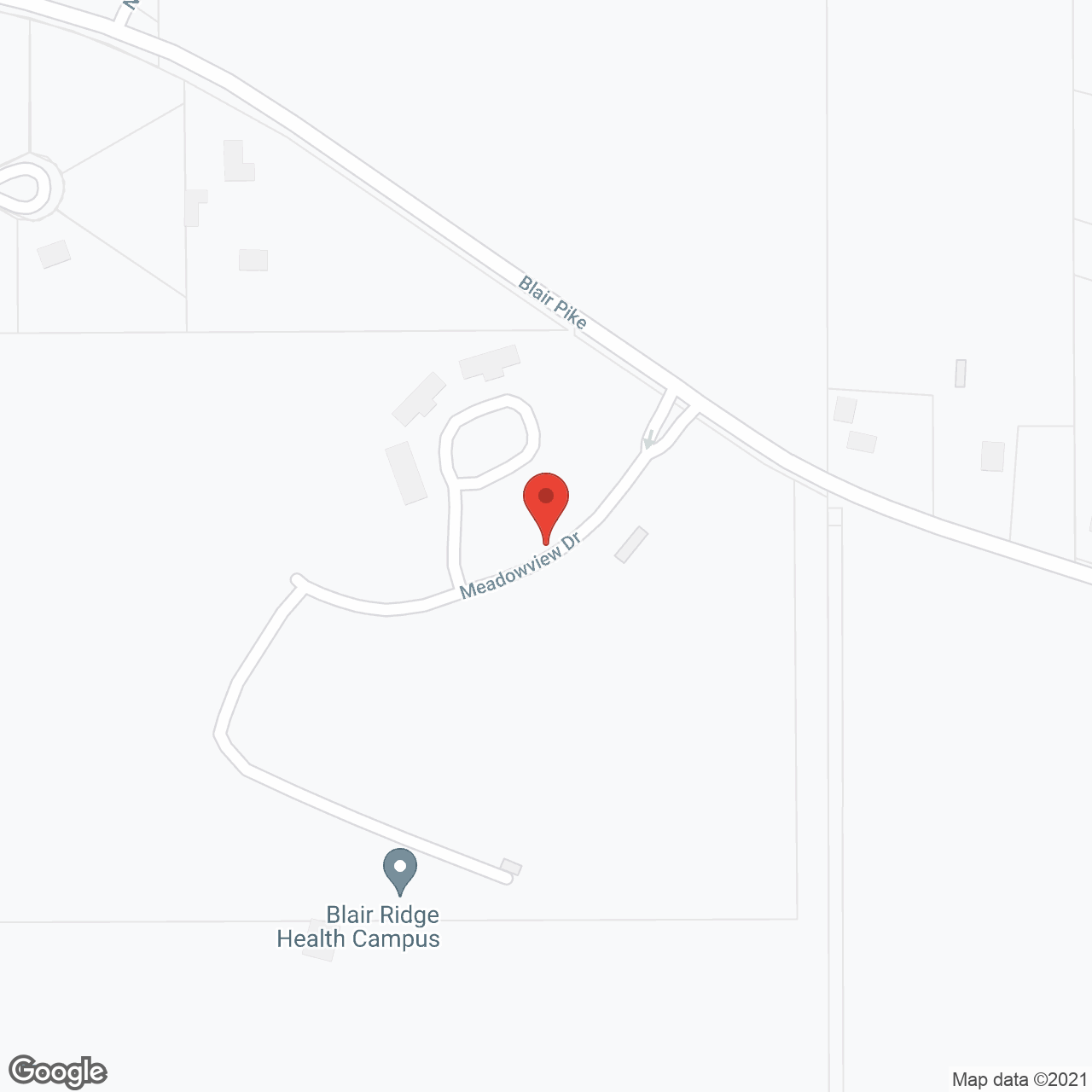 Blair Ridge Health Campus in google map