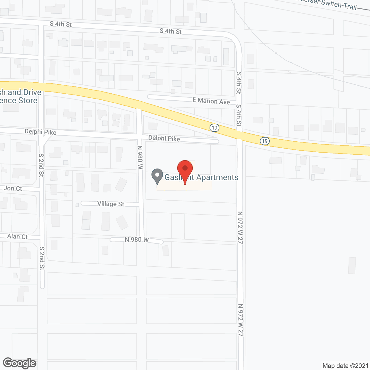 Gaslight Apartments in google map