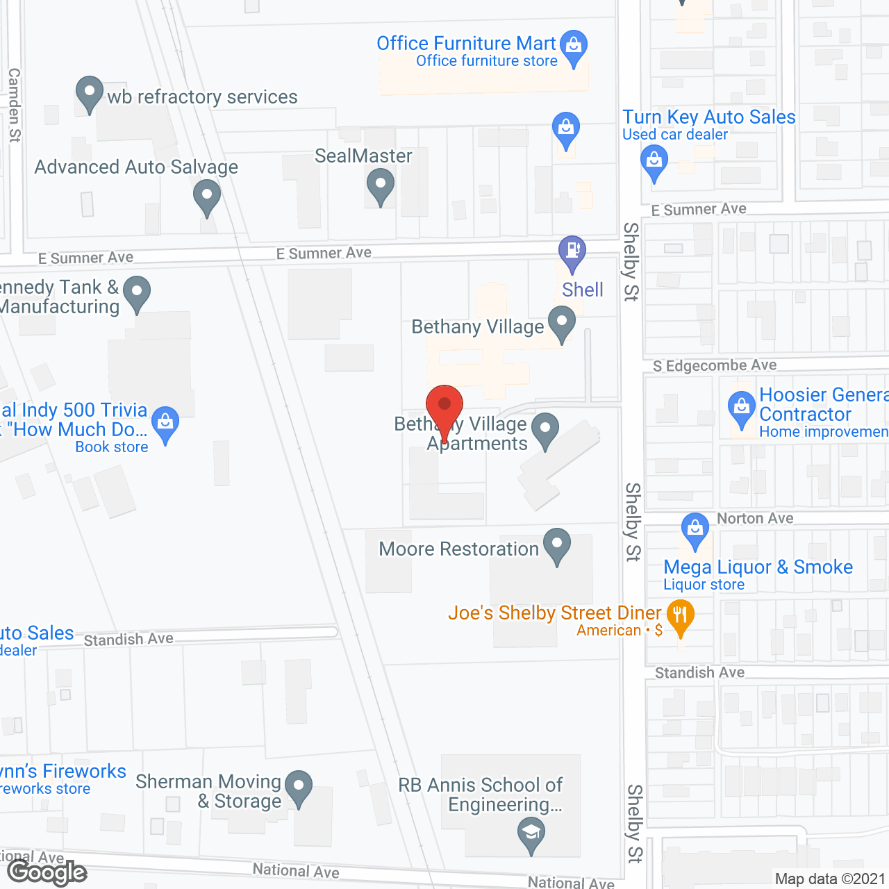 Bethany Village Assisted Living in google map
