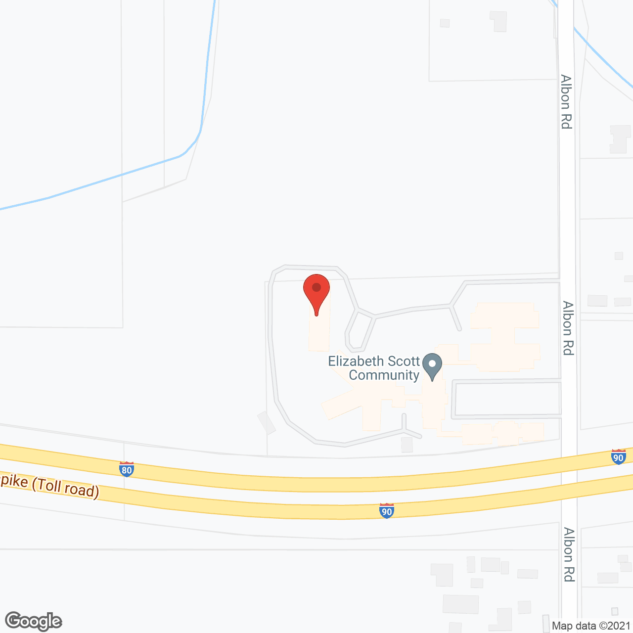 Elizabeth Scott Community in google map