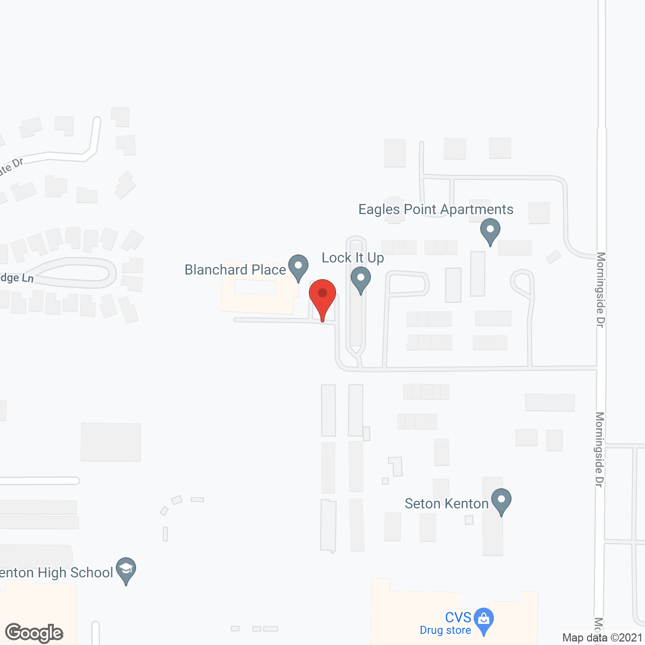 Blanchard Place in google map