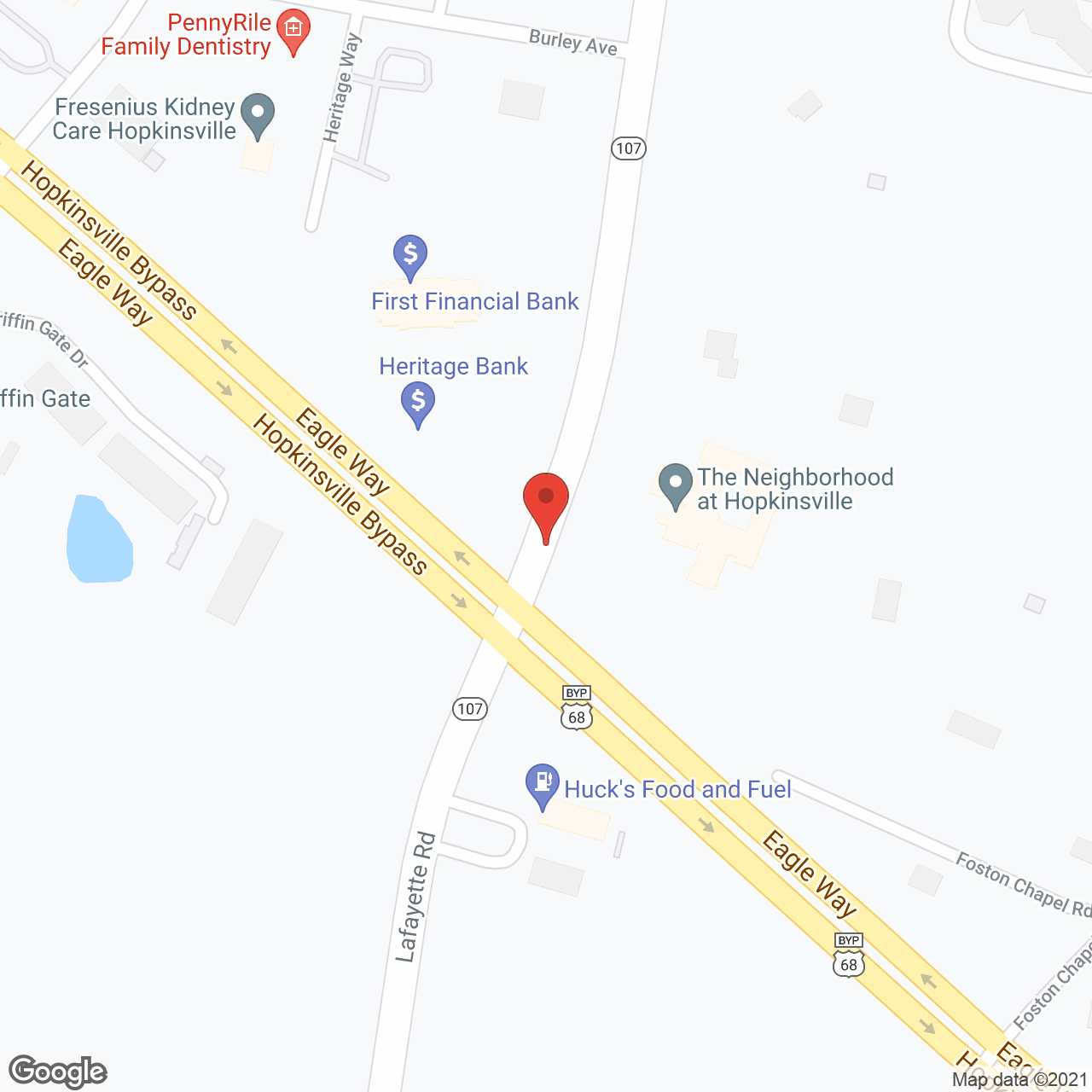The Neighborhood at Hopkinsville in google map
