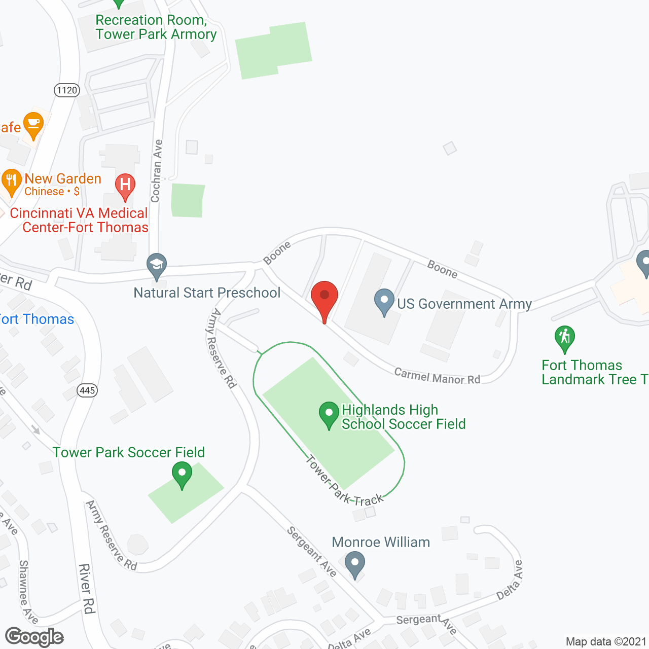 Carmel Manor in google map