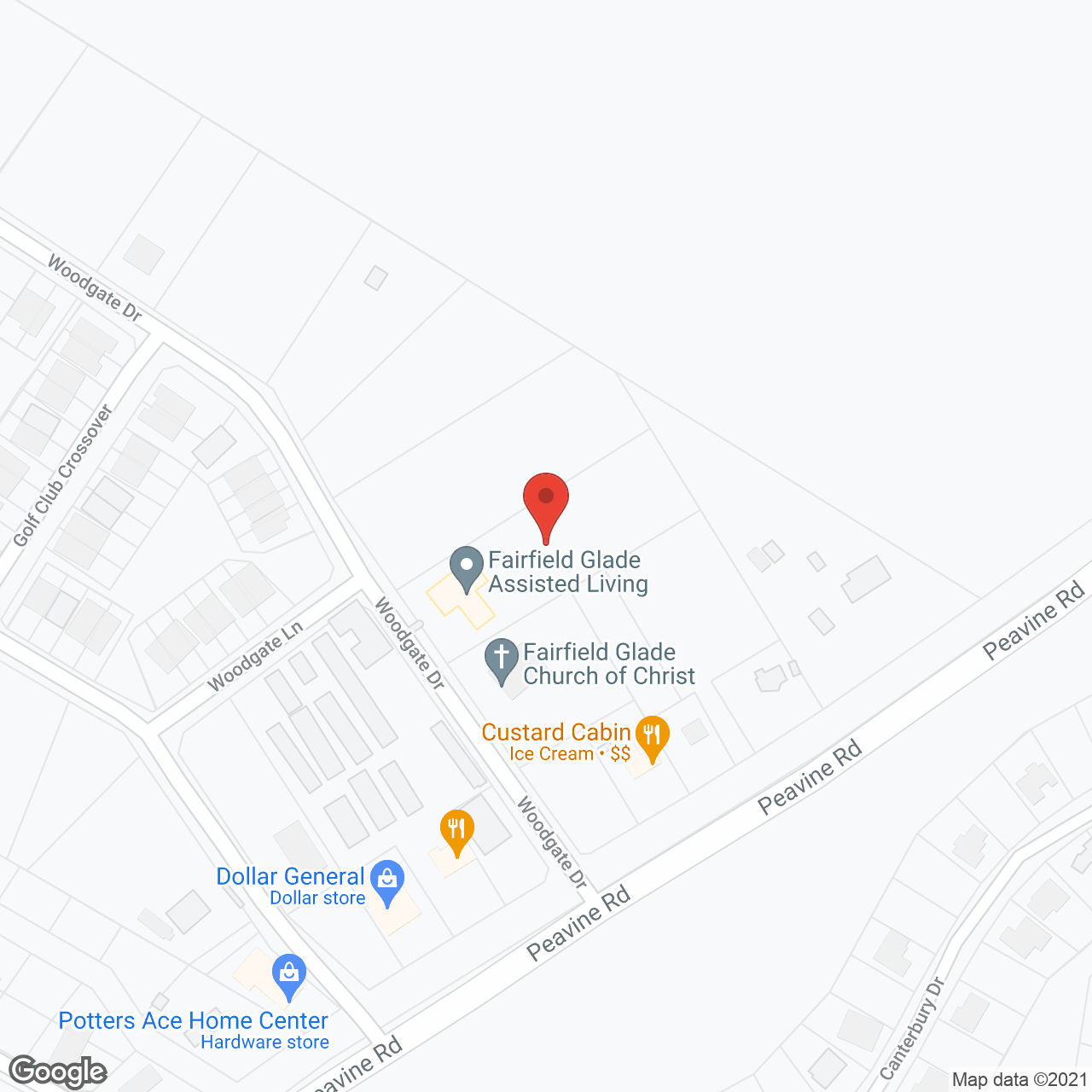 Fairfield Glade Assisted Living in google map