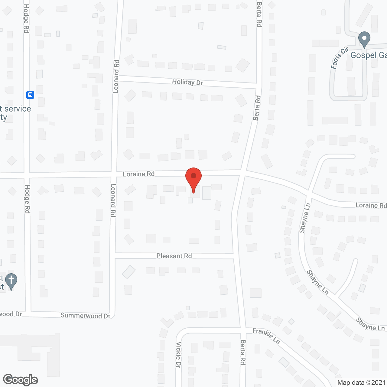 Minter Residential Home - Aged in google map
