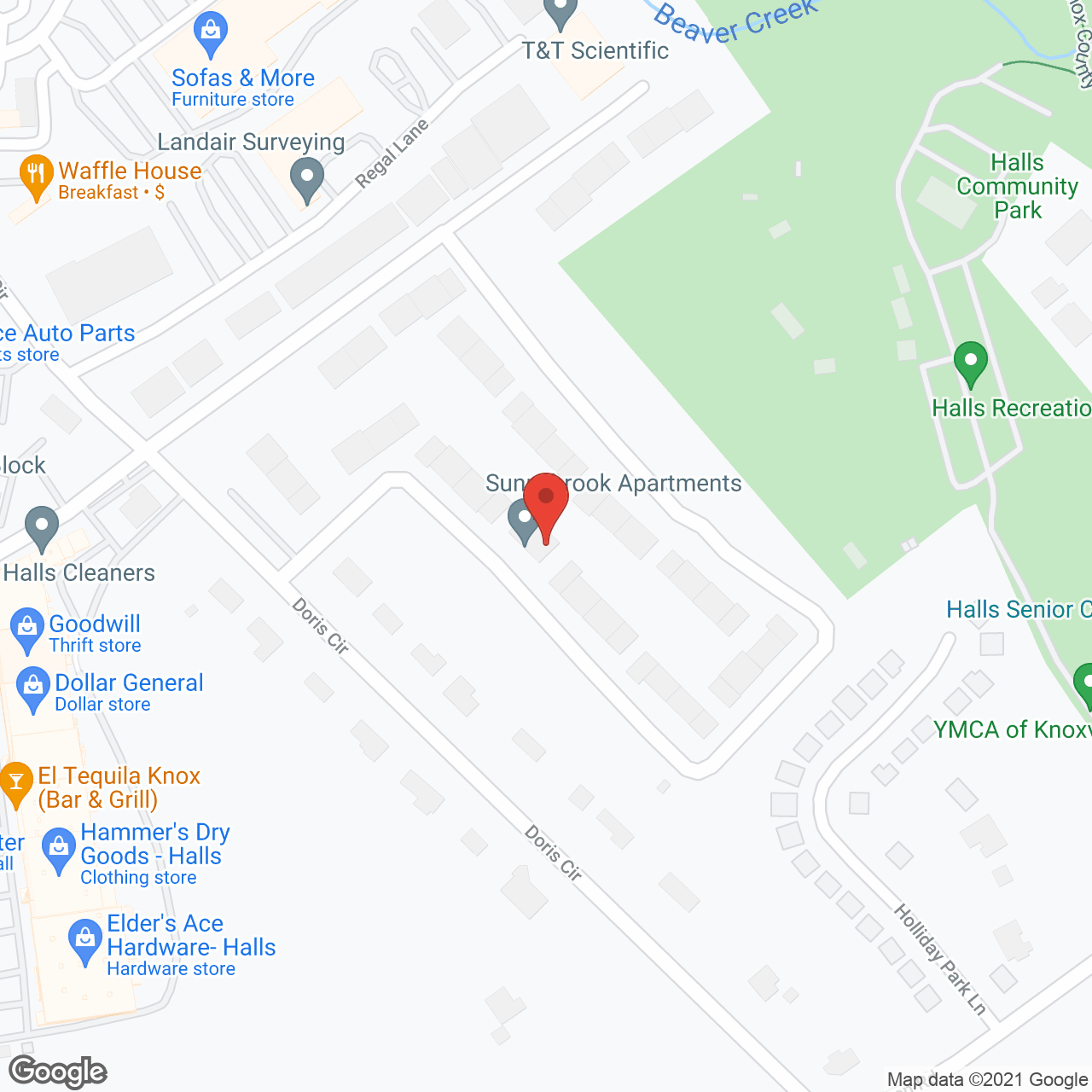 Sunnybrook Apartments in google map