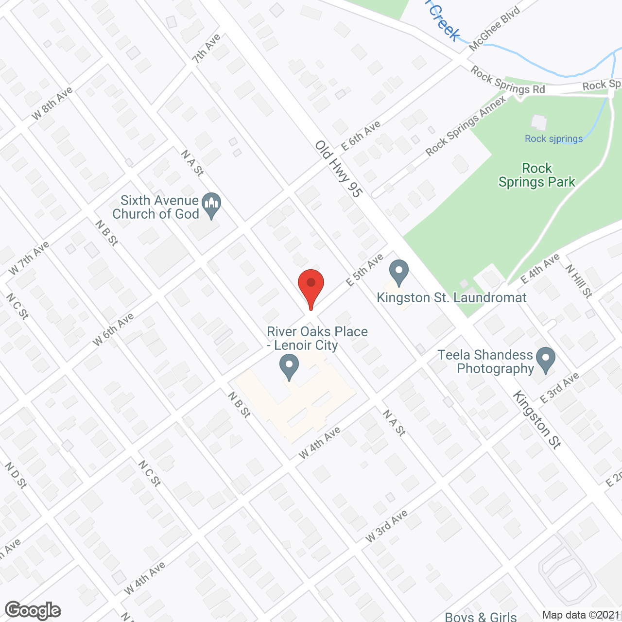 River Oaks Place - Lenoir City in google map