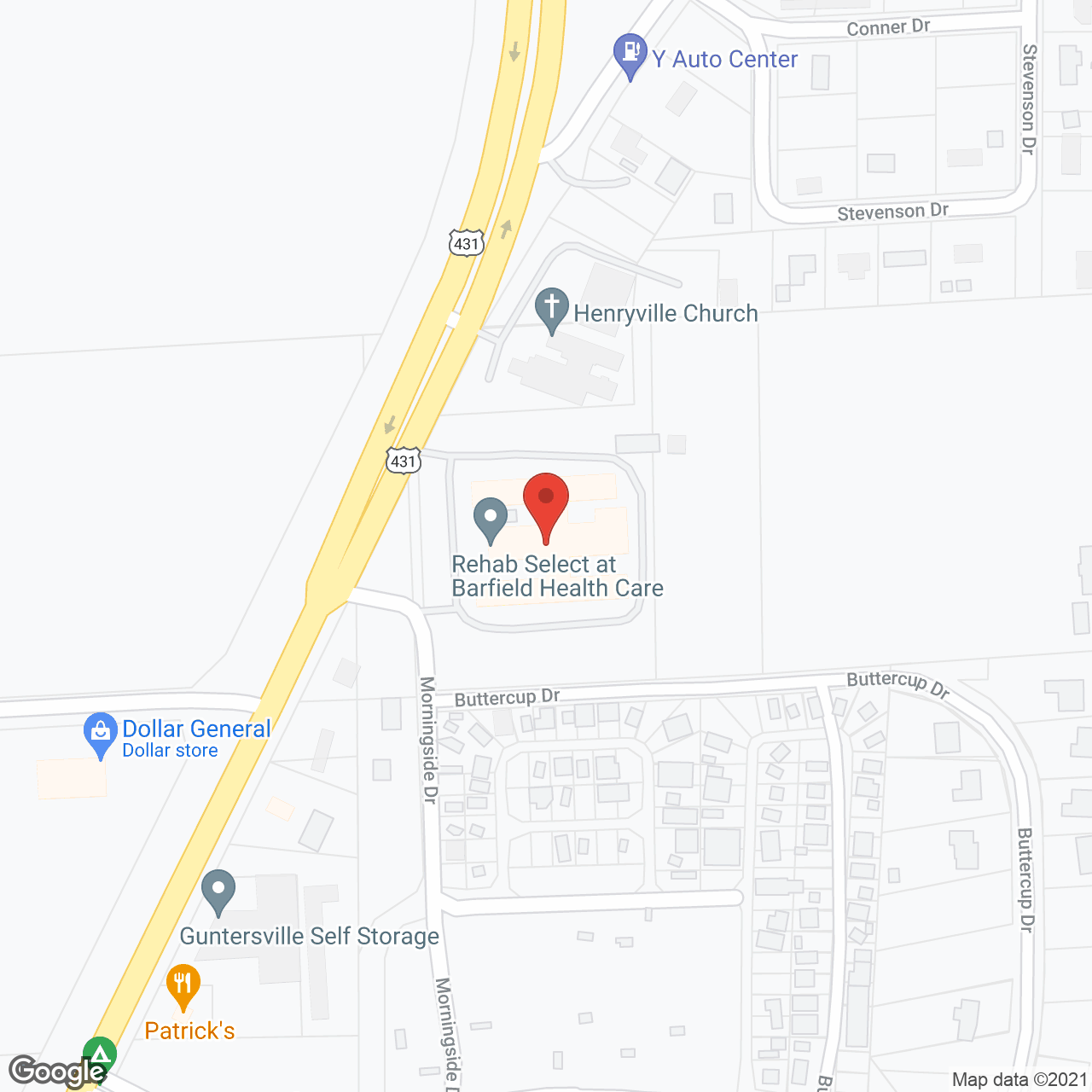 Barfield Health Care Inc in google map