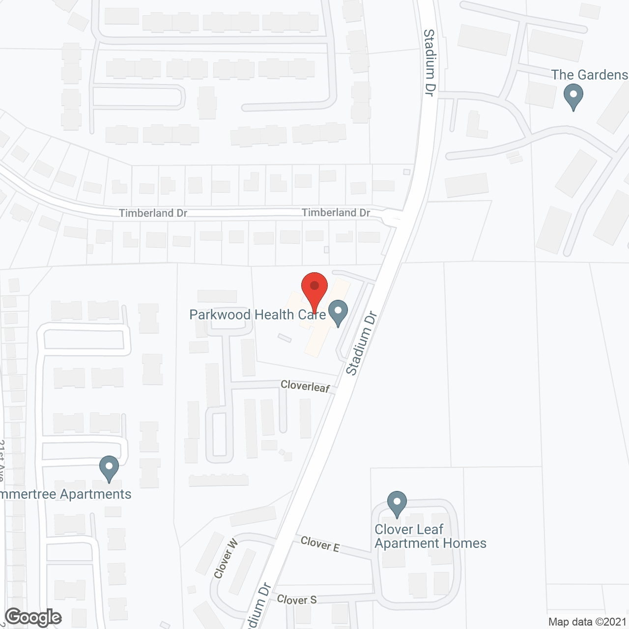 Parkwood Health Facility Inc in google map