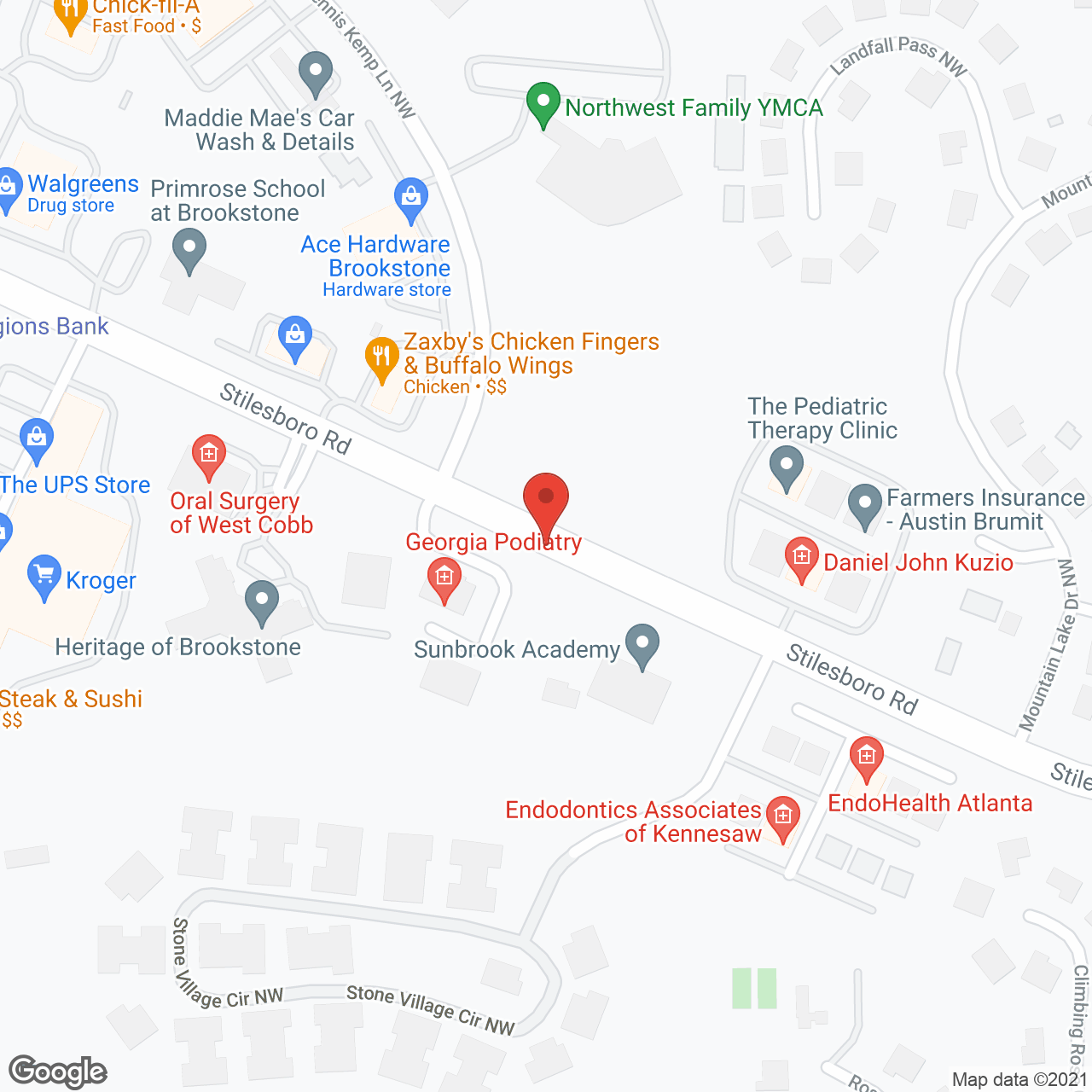 Legacy Ridge at Brookstone in google map