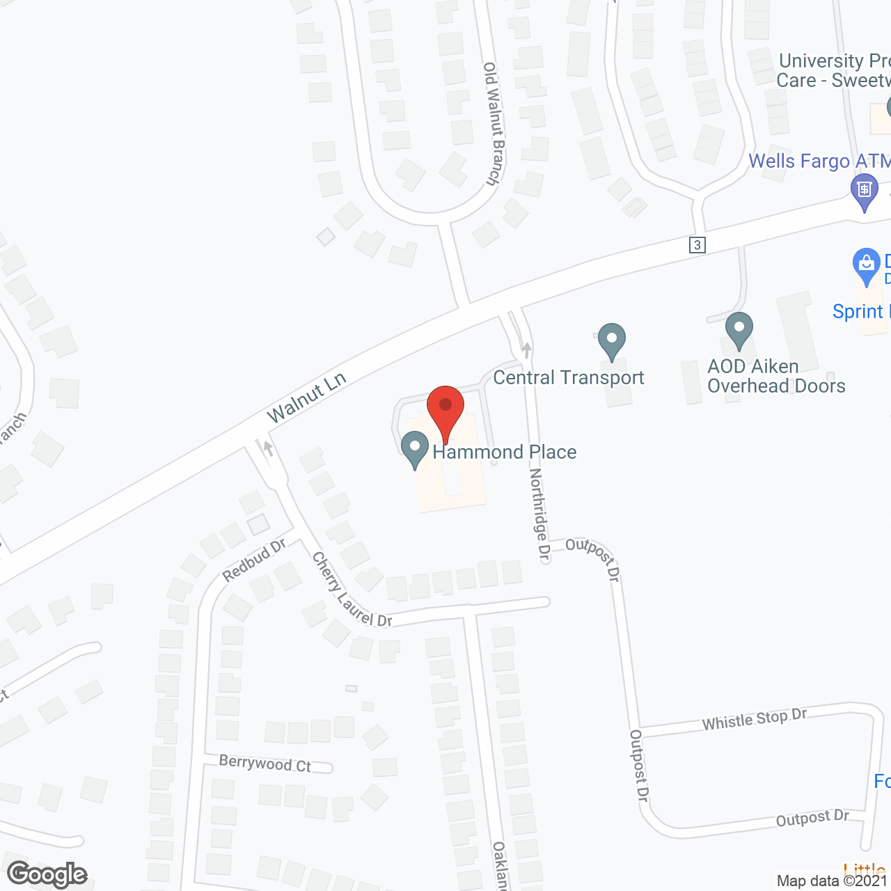 Hammond Place in google map