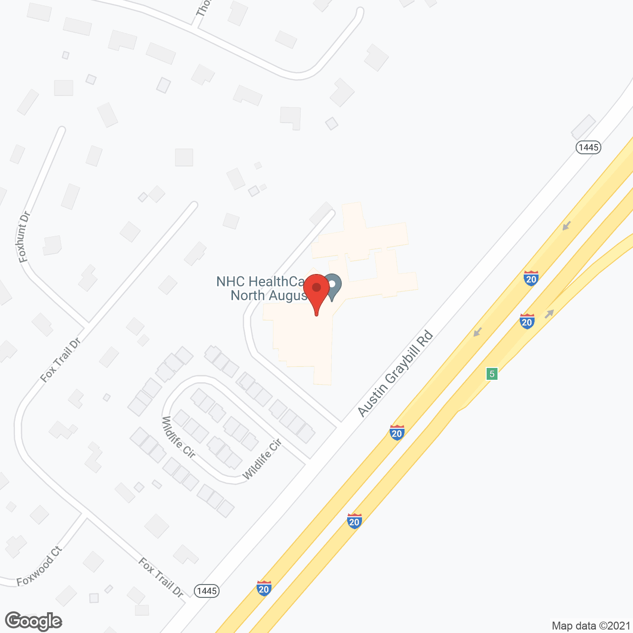 National Healthcare Ctr in google map