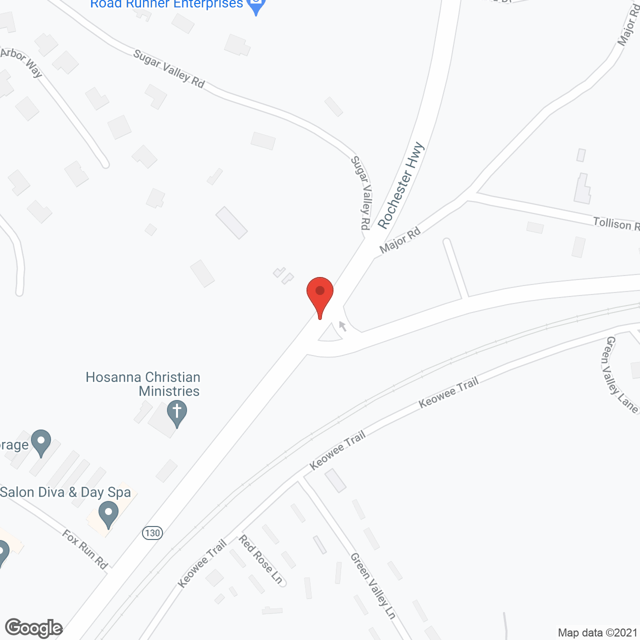 Keowee Place in google map