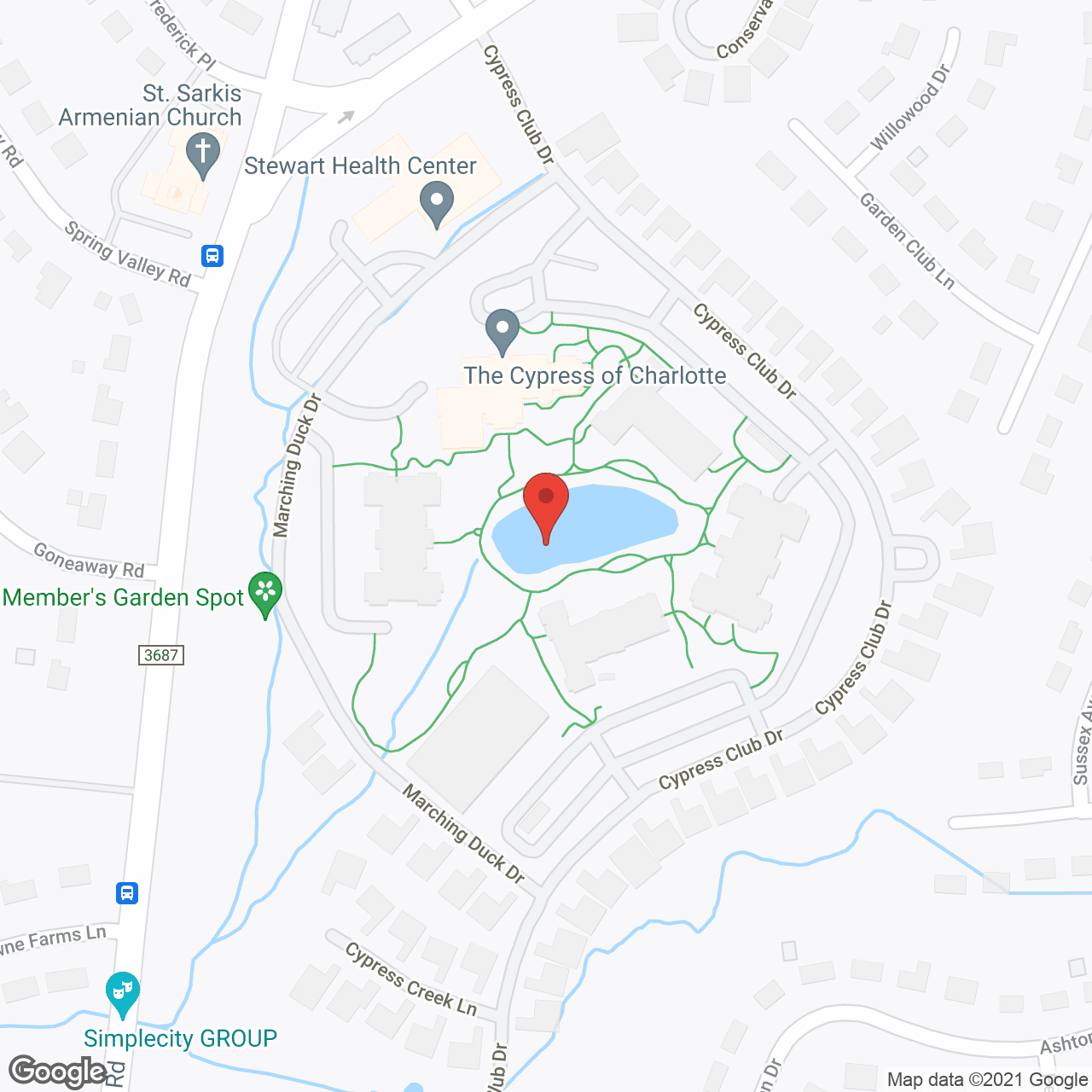 The Cypress At Charlotte in google map
