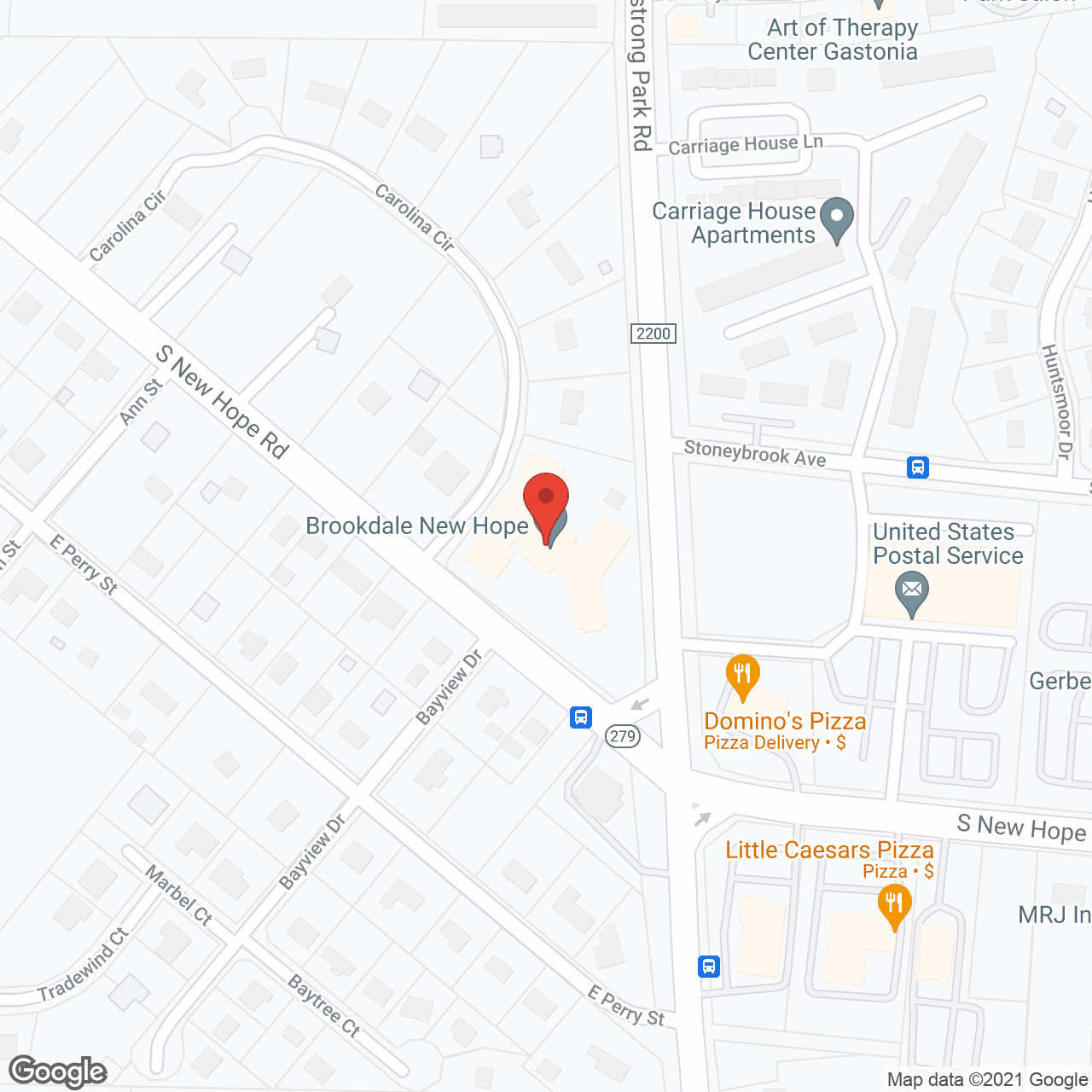 Brookdale New Hope in google map