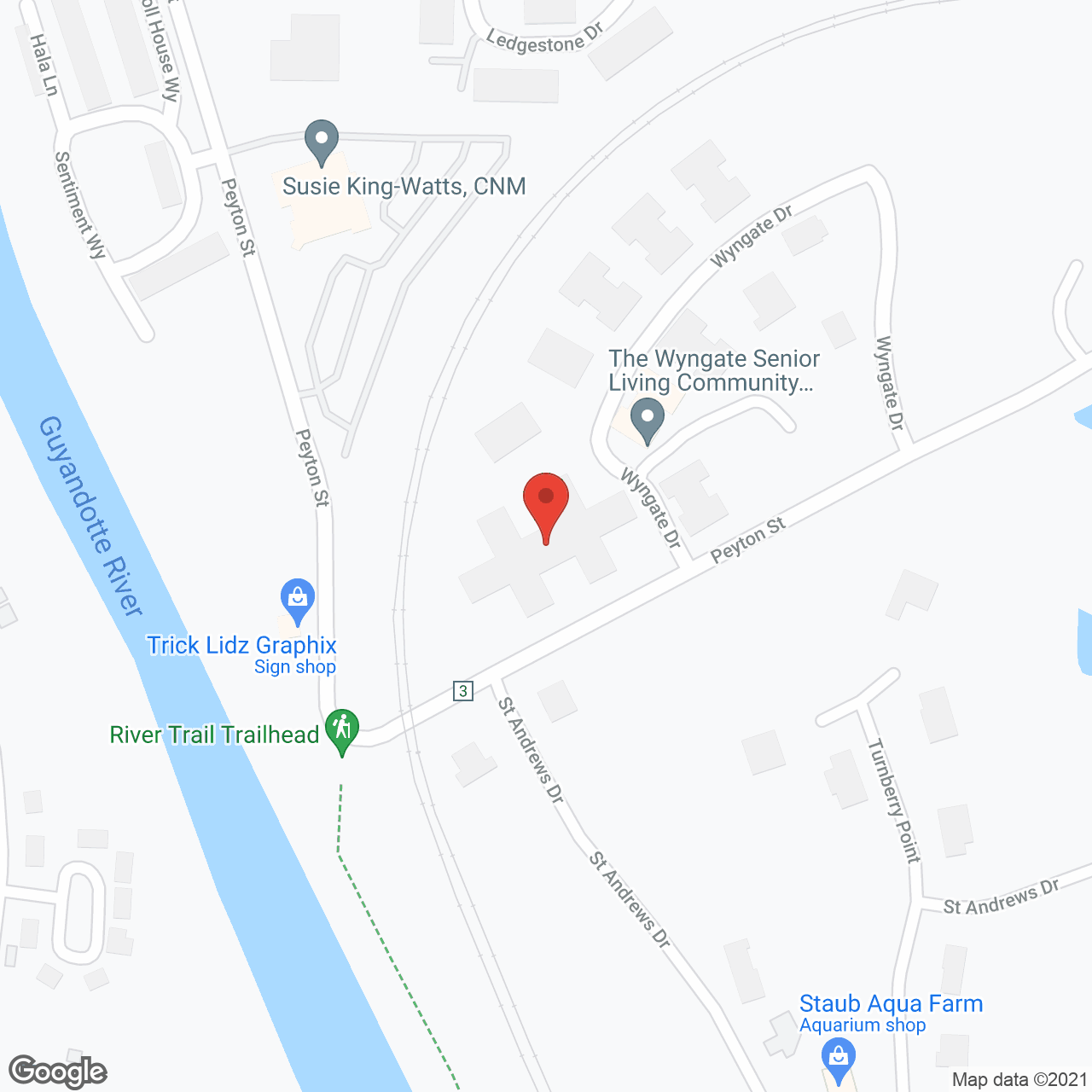 The Wyngate Senior Living Community in google map
