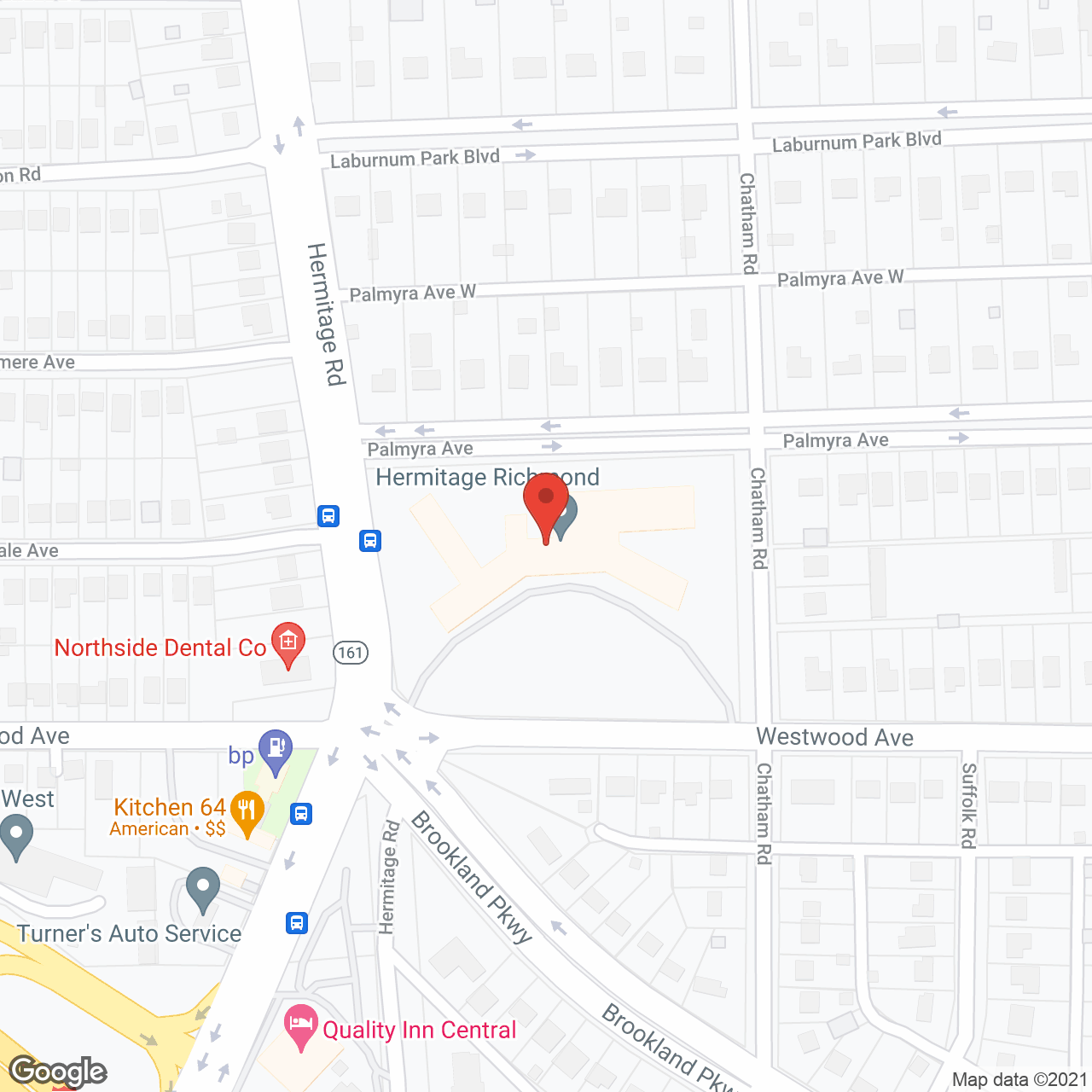 HERMITAGE RICHMOND operated by Pinnacle Living in google map