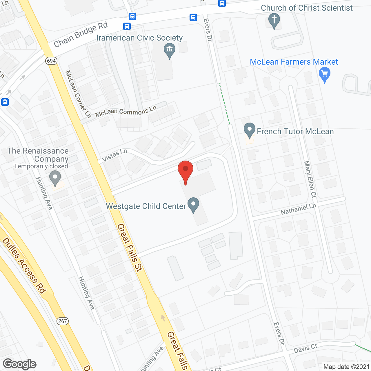 Lewinsville Center Residences in google map