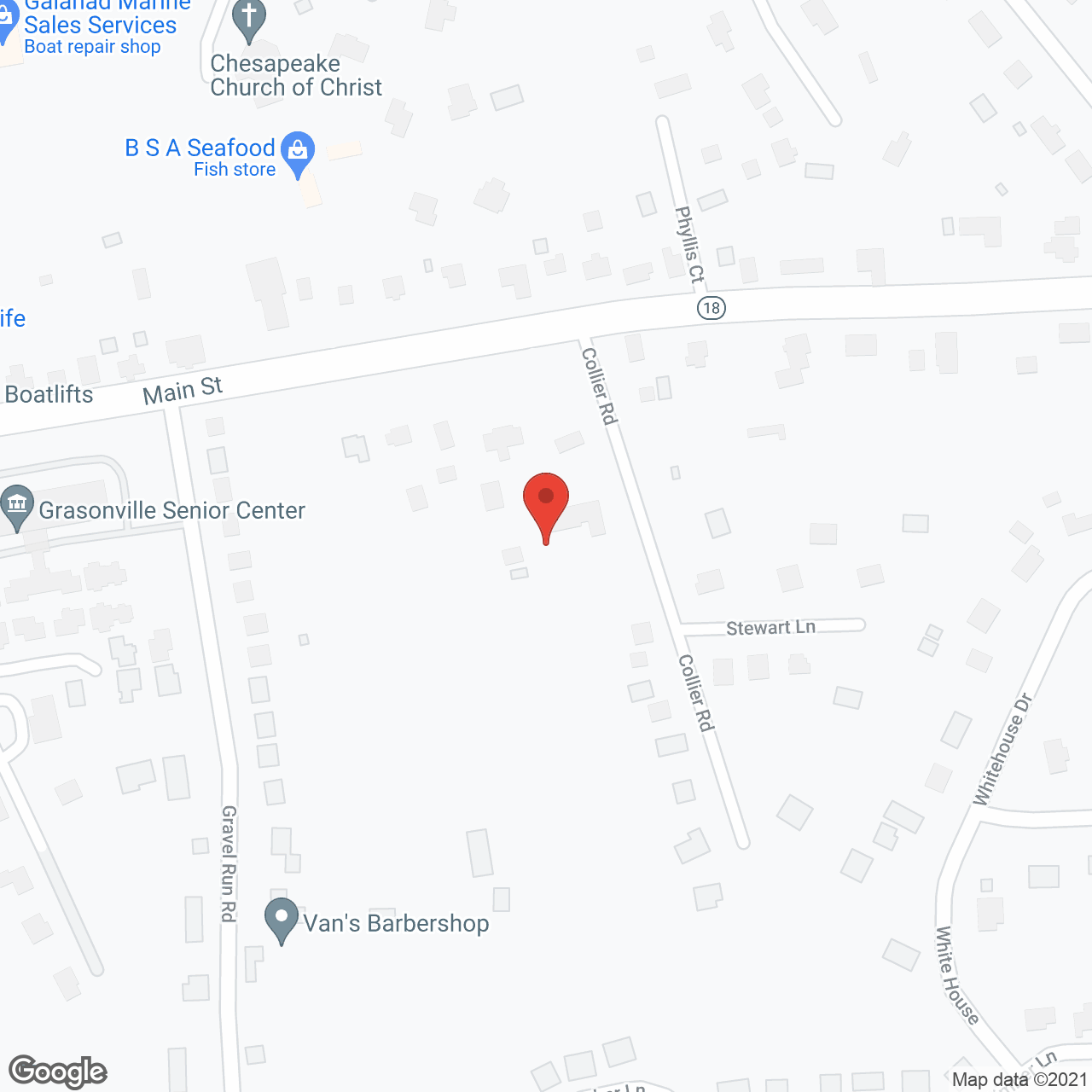 Whitewood Assisted Living in google map