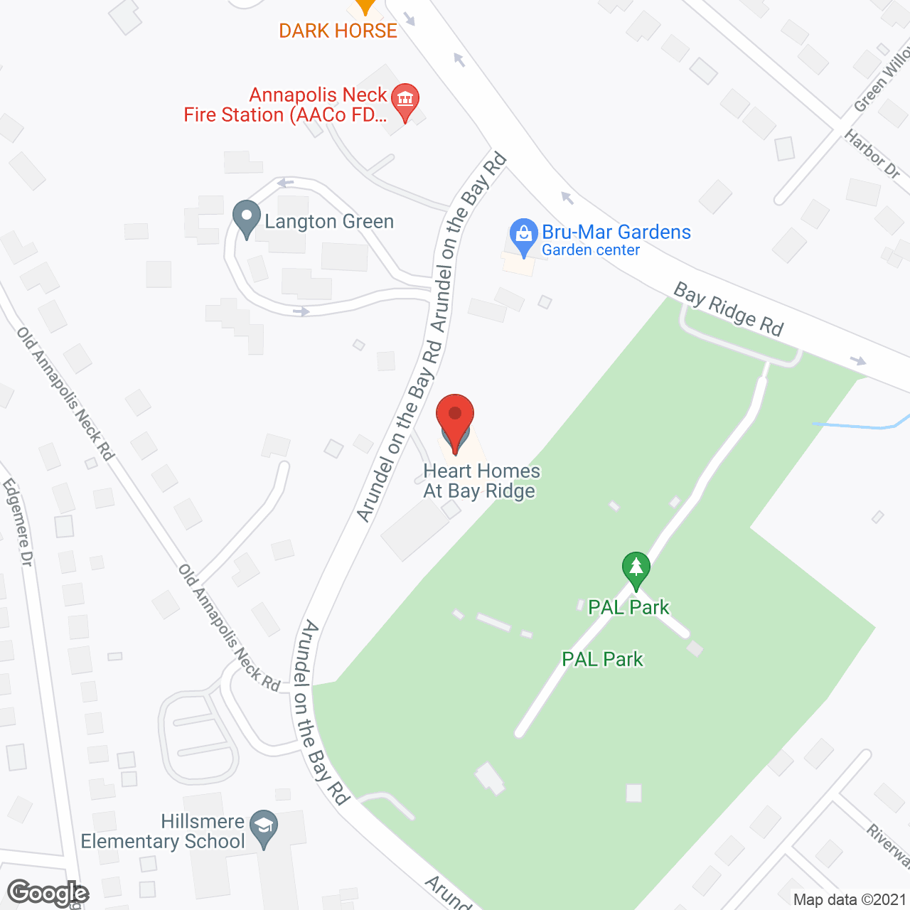 HeartHomes at Bay Ridge in google map