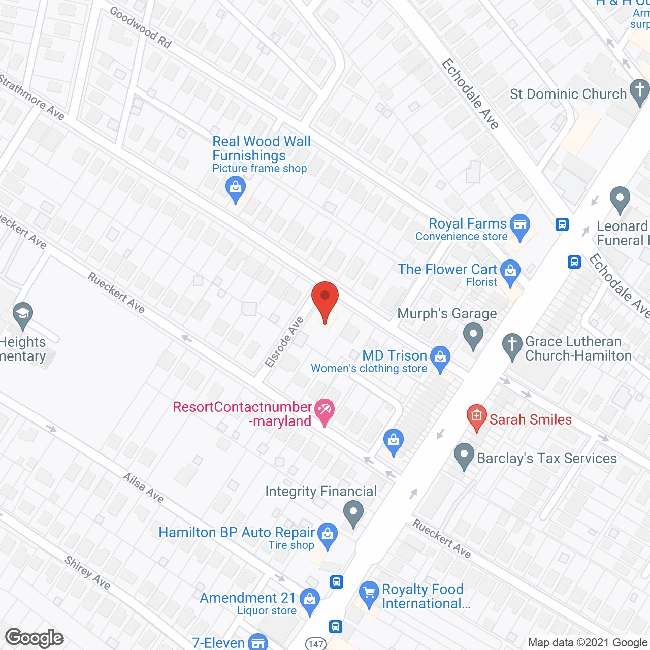 Esthers Place at Strathmore in google map
