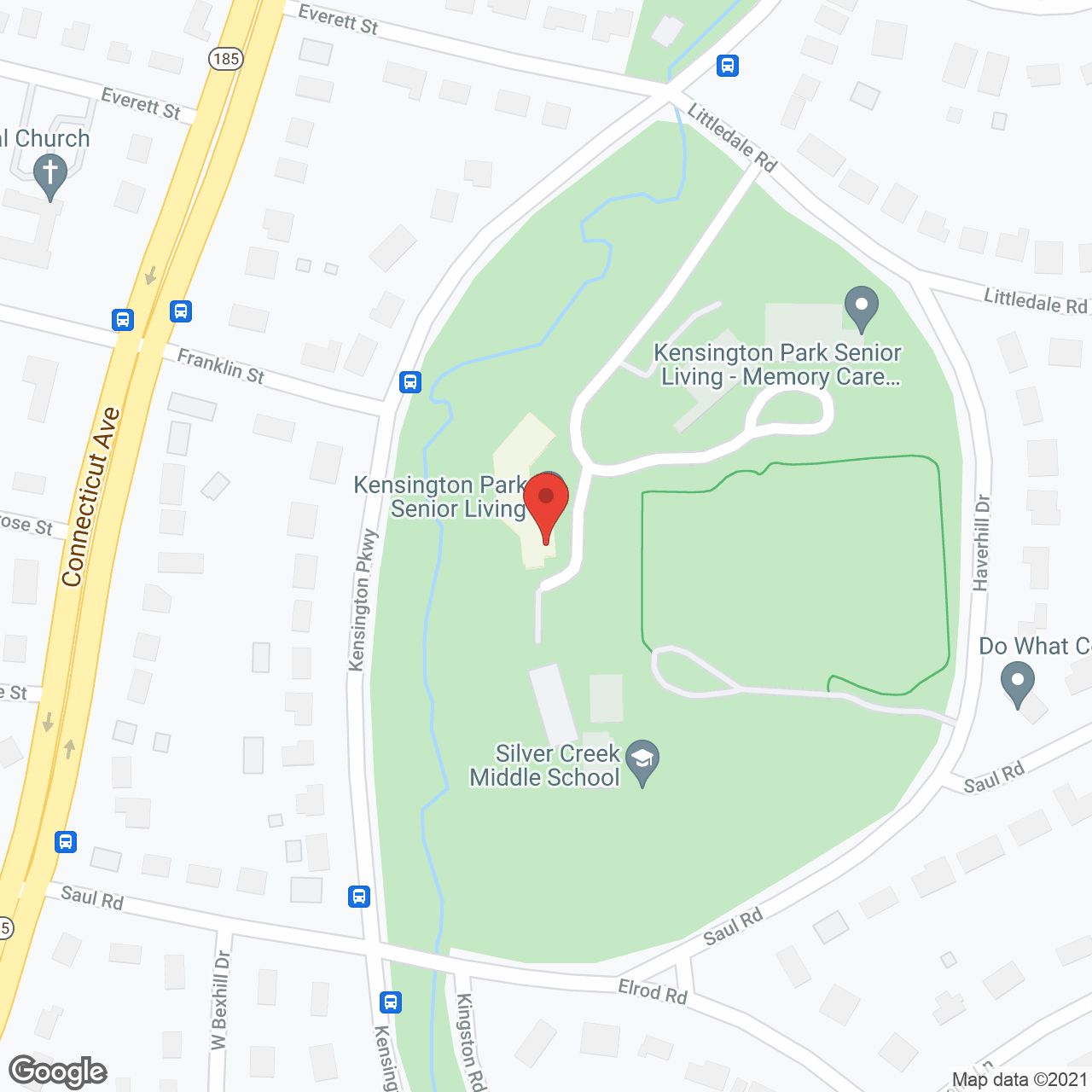 Kensington Park Senior Living in google map