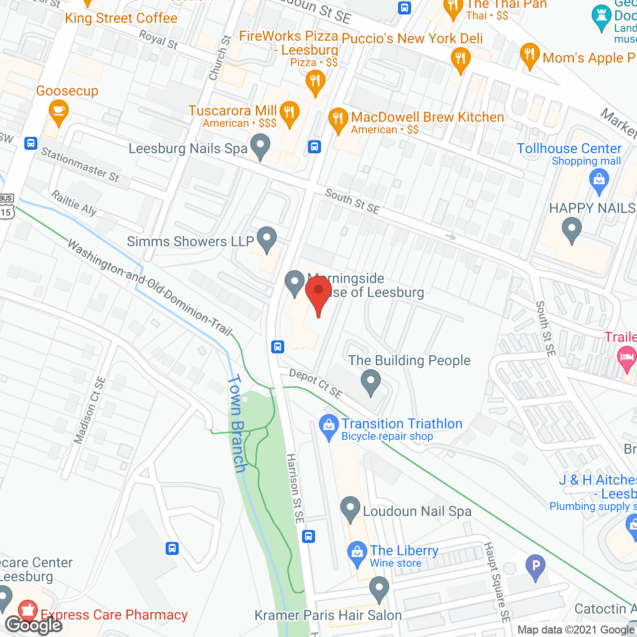 Morningside House of Leesburg in google map