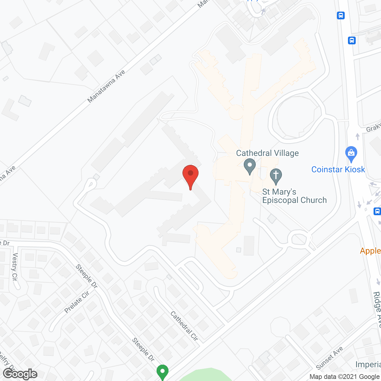 Cathedral Village in google map