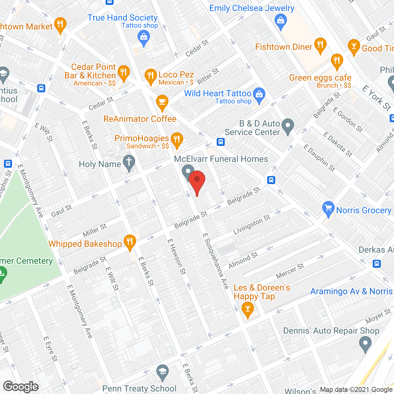 Penn Home in google map