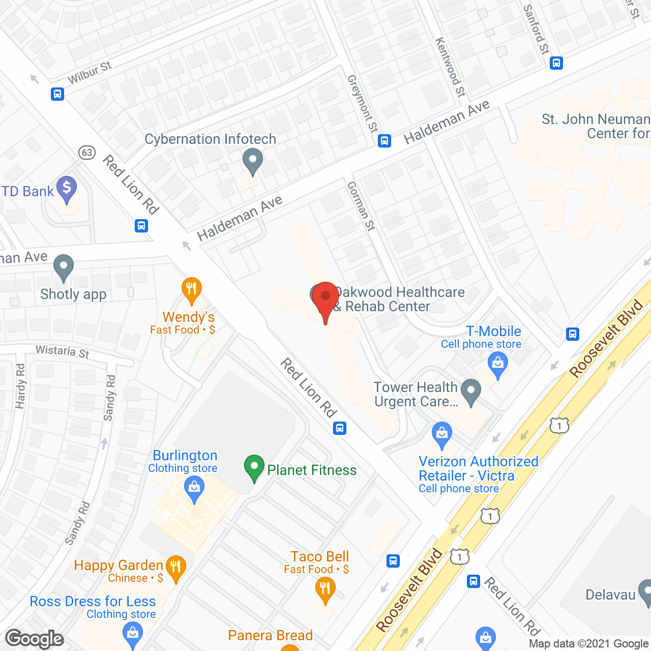 Oakwood Residence in google map