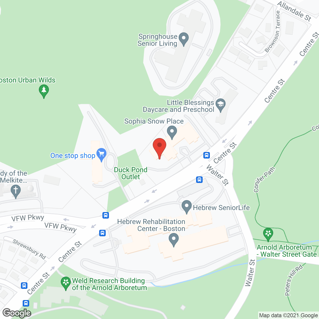 Sophia Snow House in google map