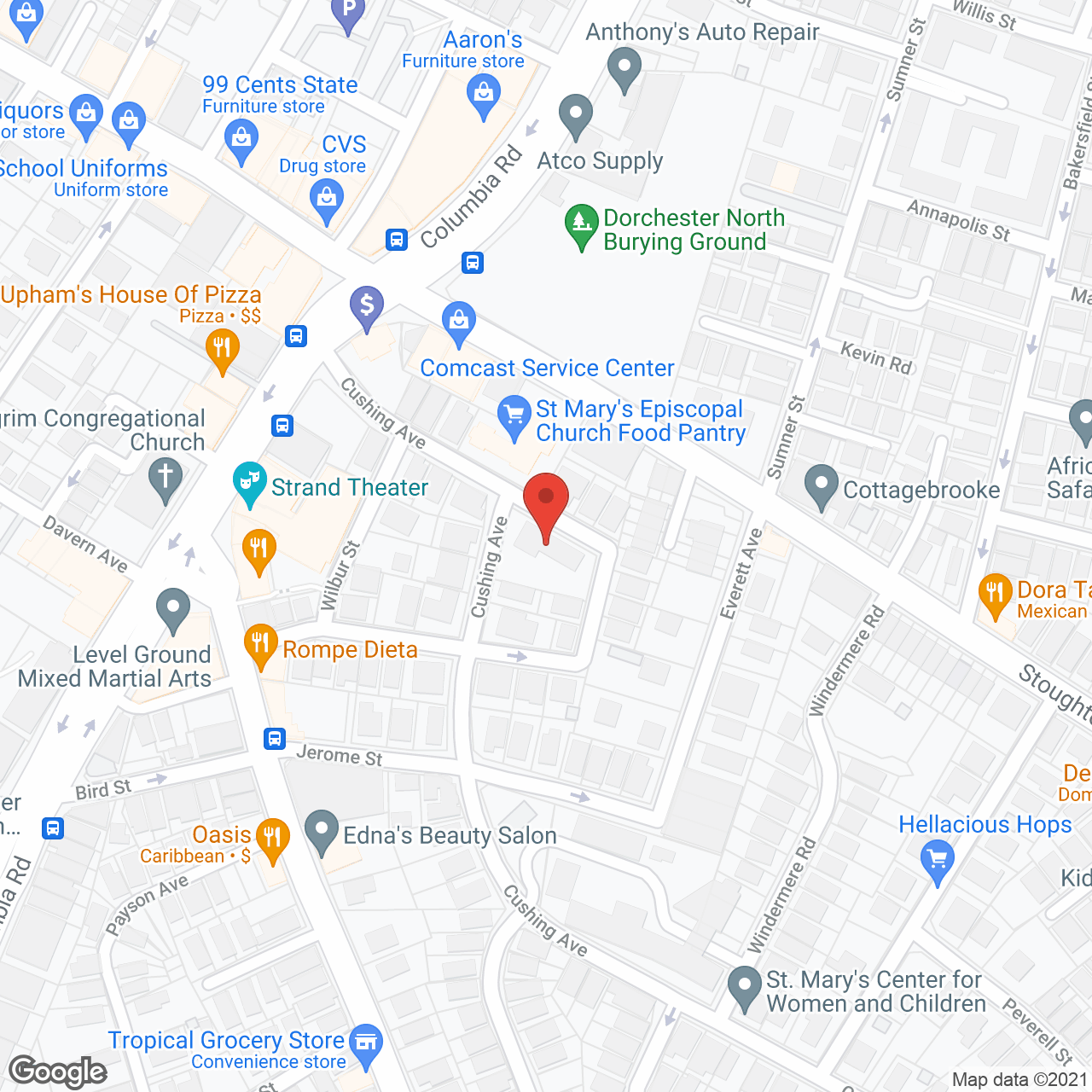 Cushing Manor Community Inc in google map