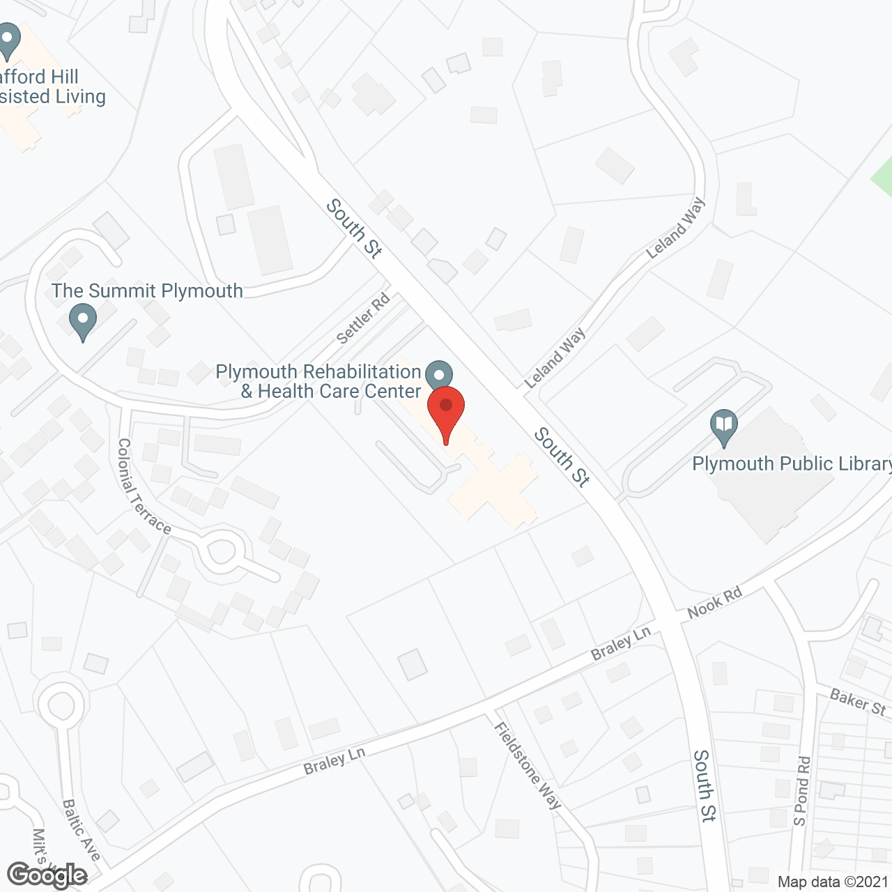 Plymouth Rehabilitation and Skilled Nursing C in google map
