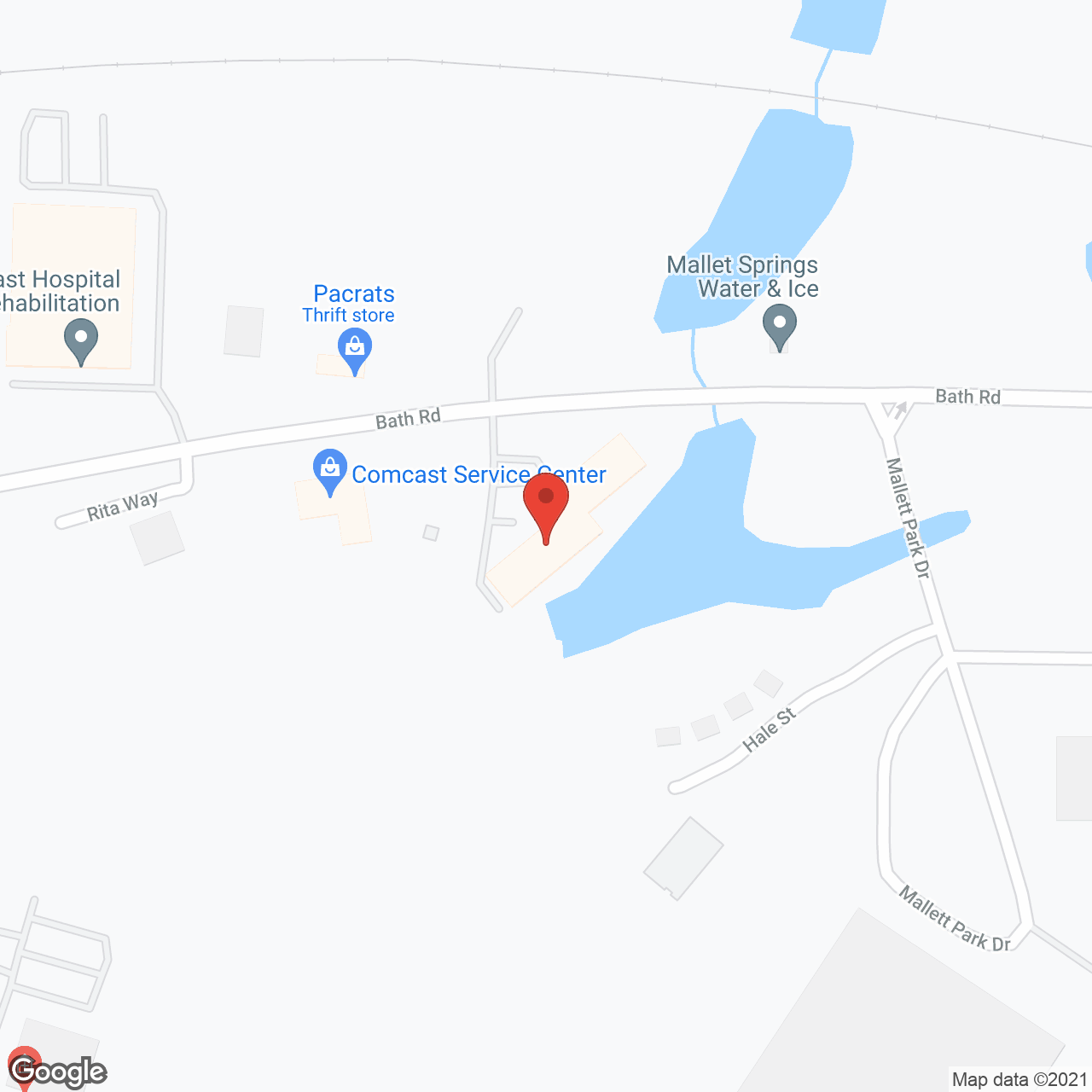 Sunnybrook in google map