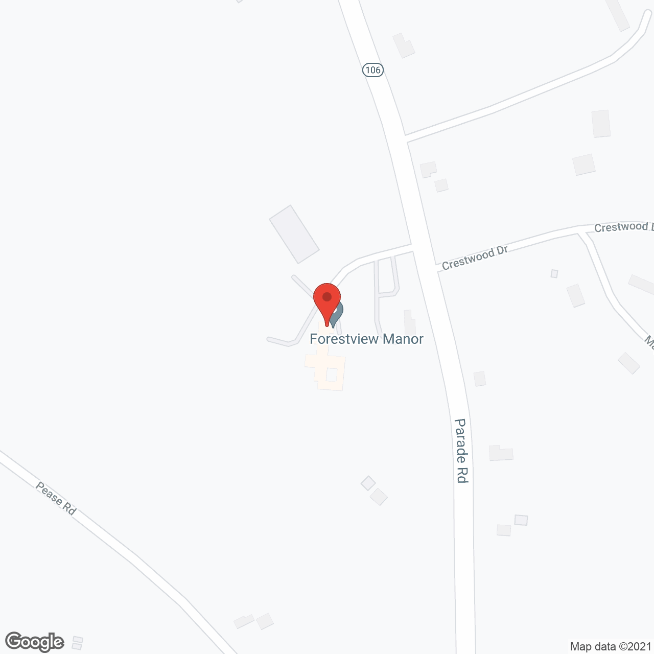 Forestview Manor Assisted Living in google map