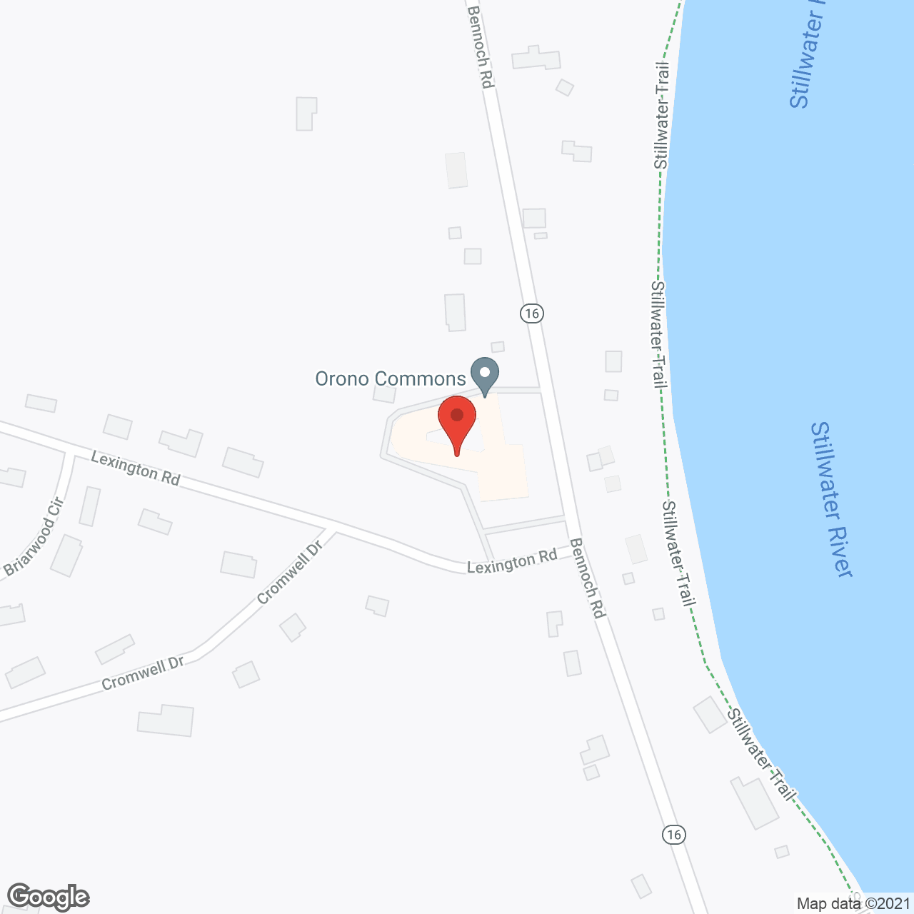 Orono Commons in google map
