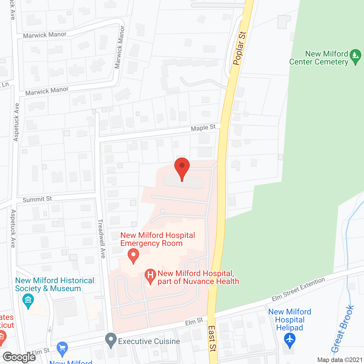 Village Crest Center for Health and Rehabilitation in google map
