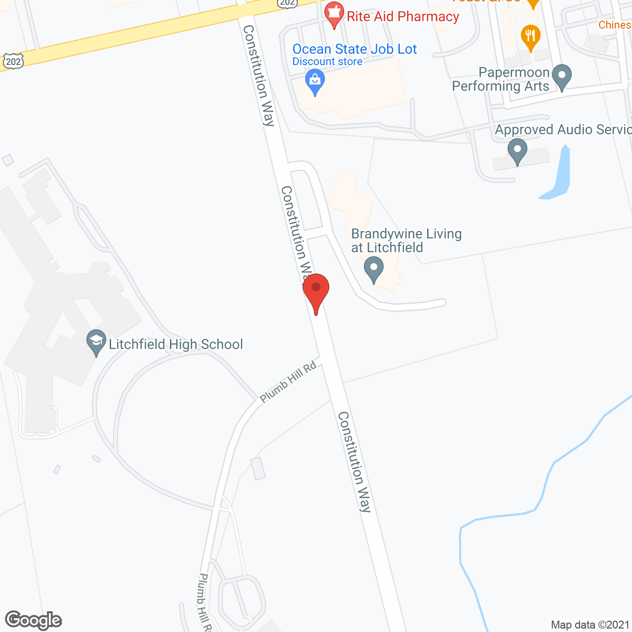Brandywine Living at Litchfield in google map