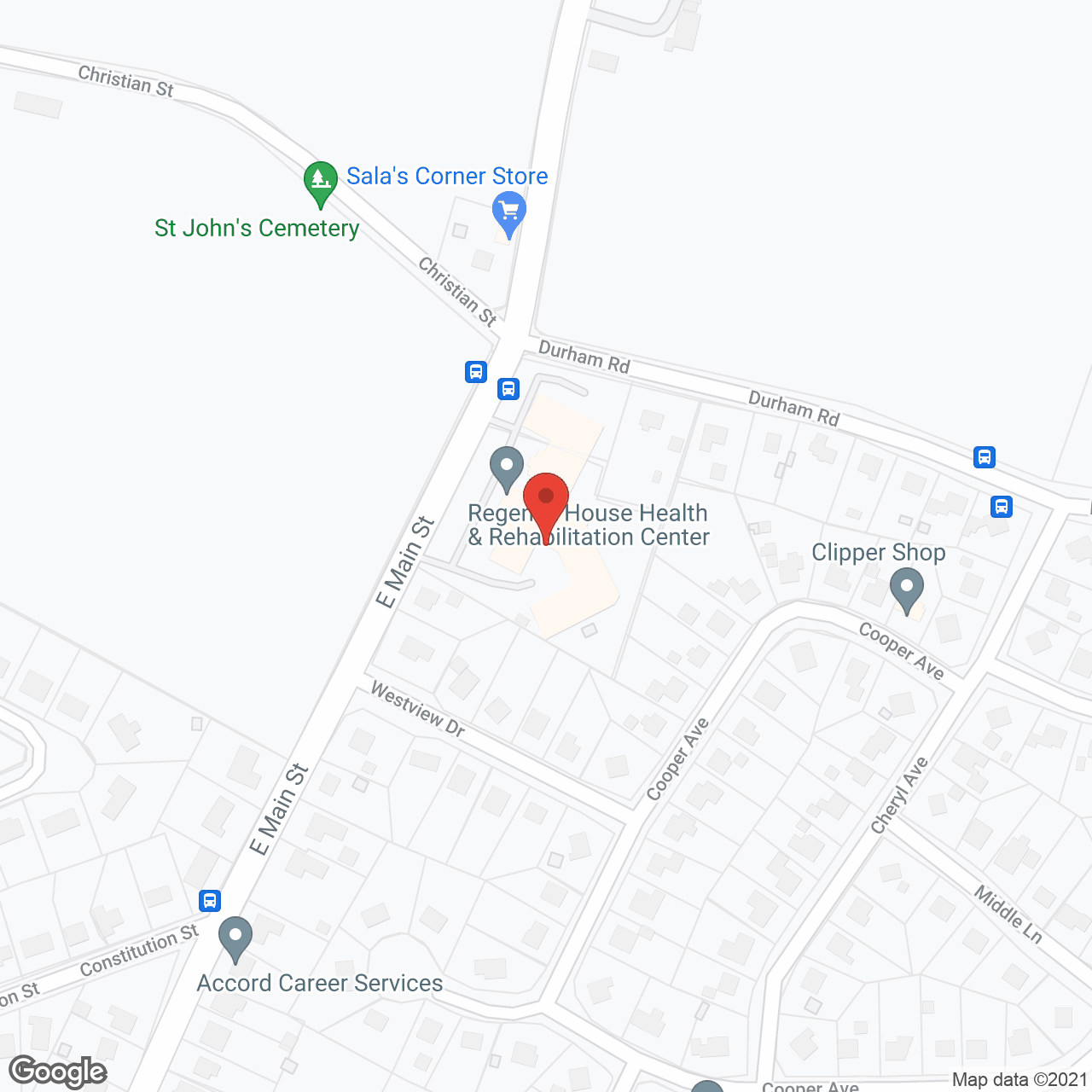 Regency House Nursing and Rehabilitation in google map