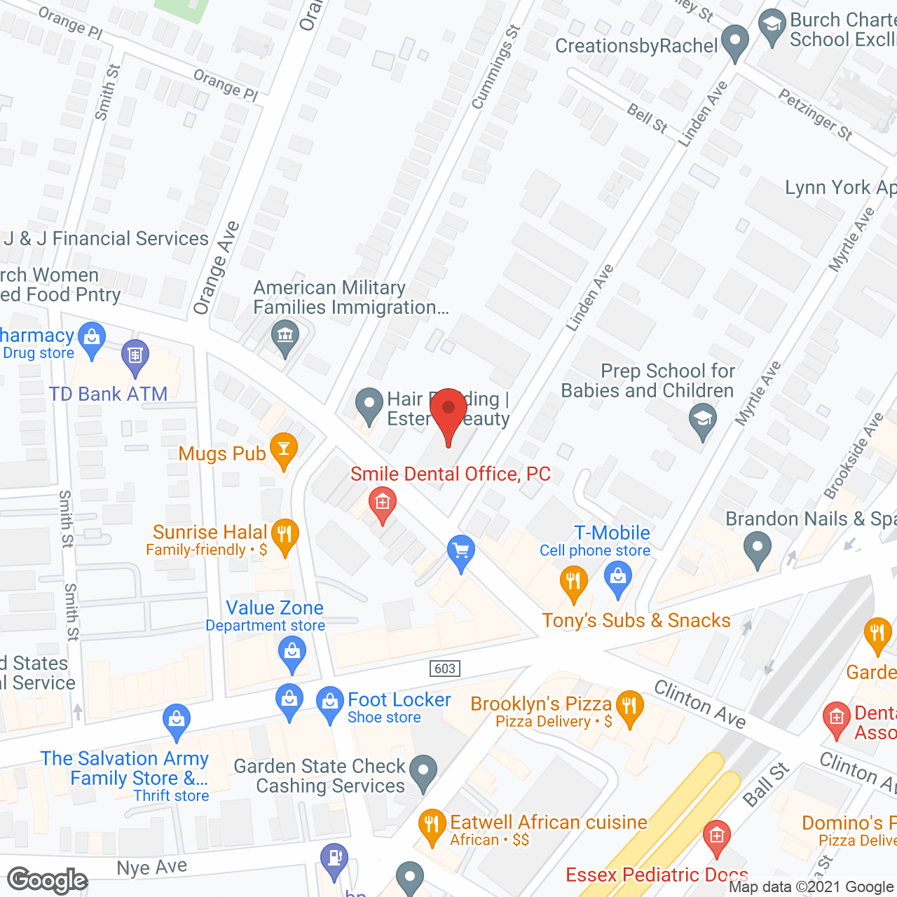 Jewish Federation Towers in google map