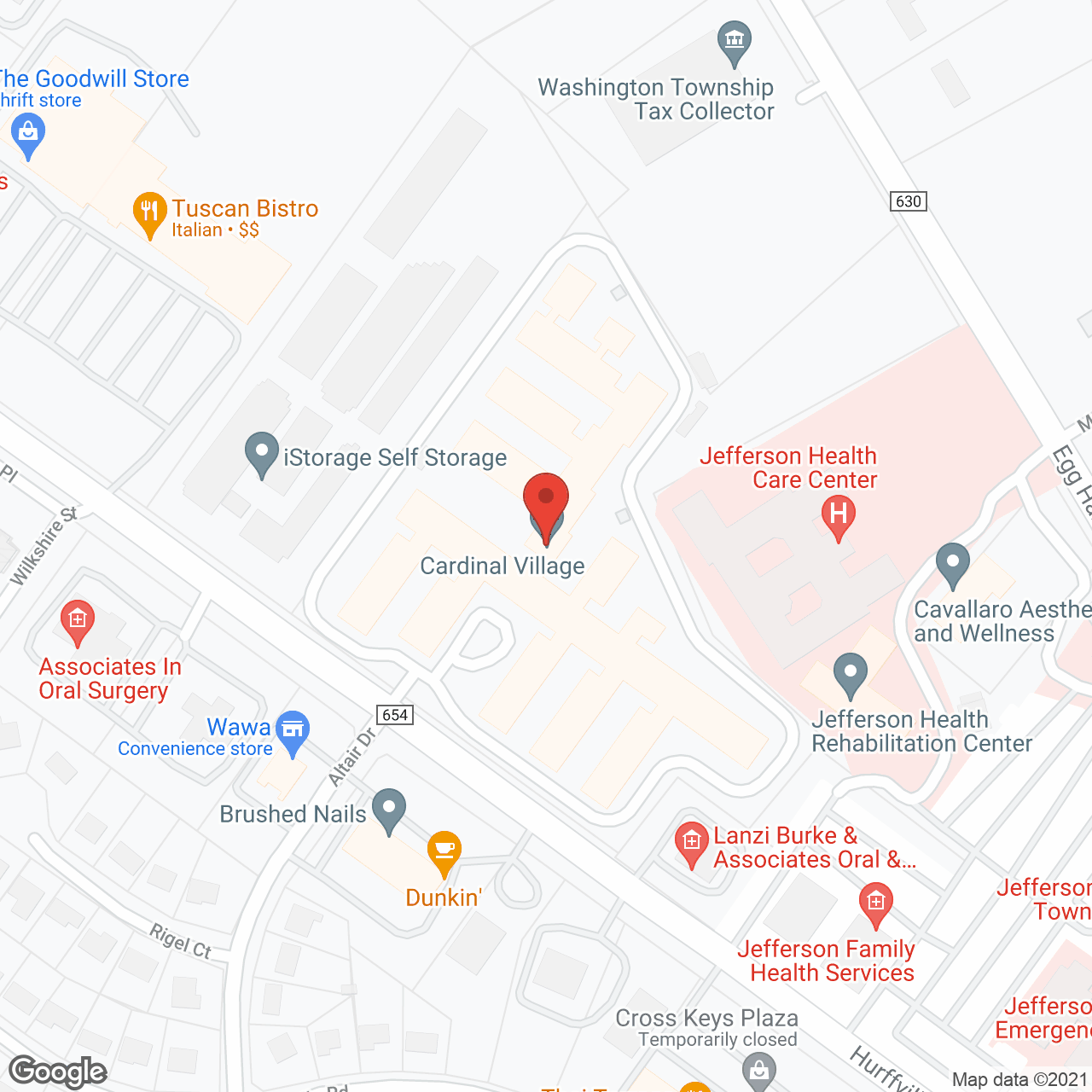 Cardinal Retirement Village in google map