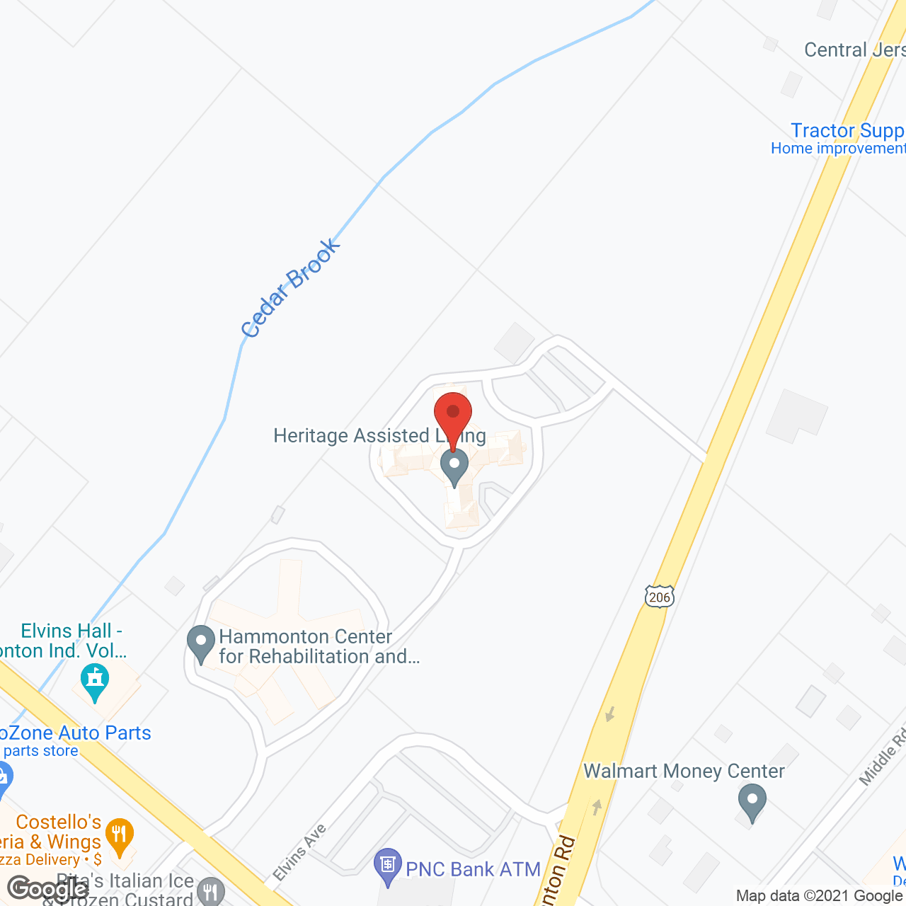 The Heritage Assisted Living in google map