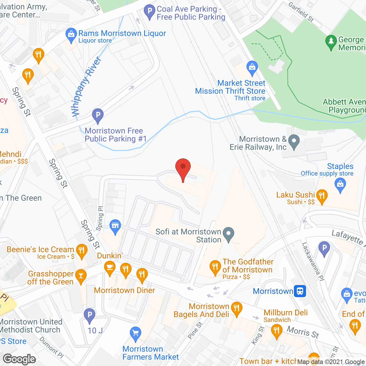 Spring Hills in google map