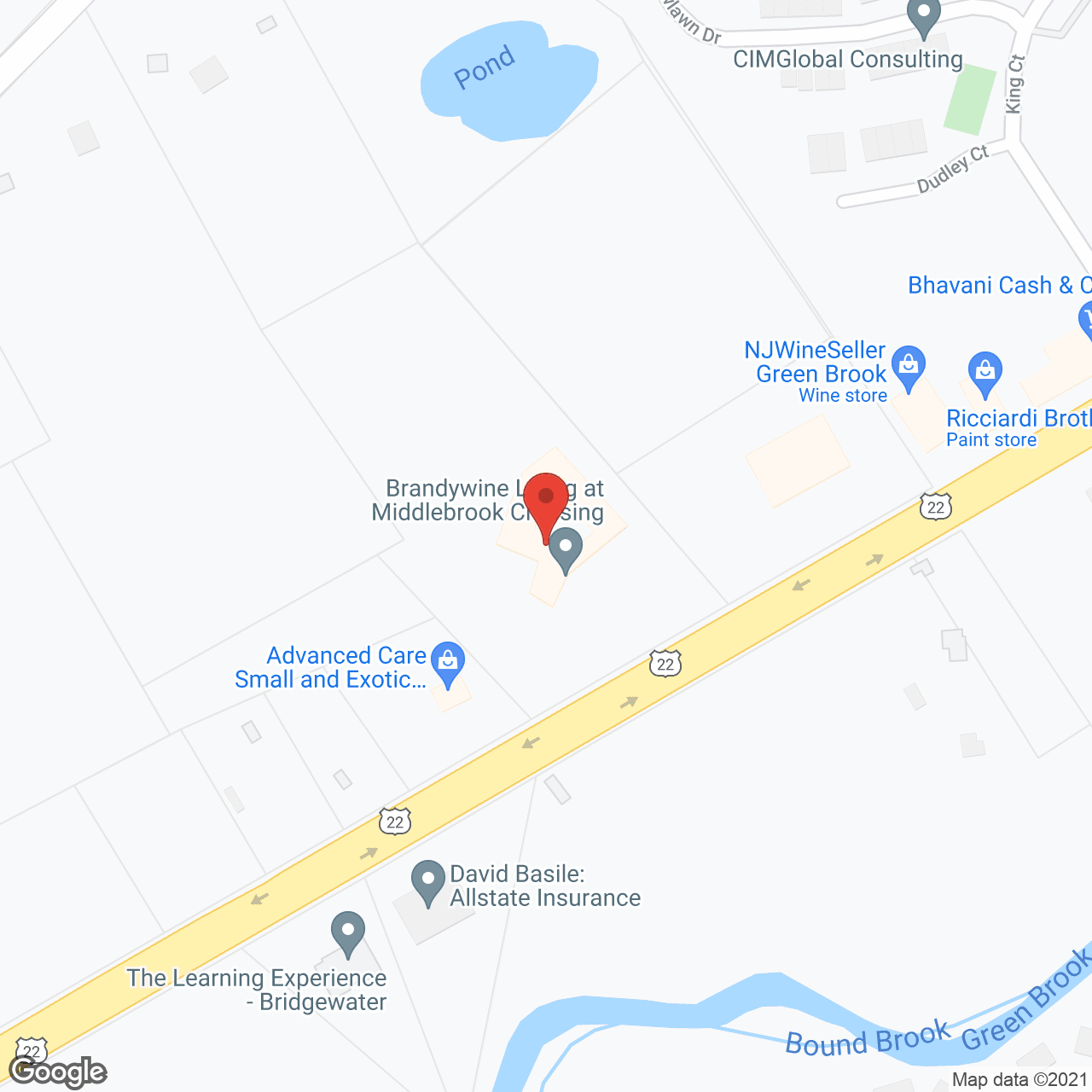 Brandywine Assisted Living at Middlebrook Crossing in google map