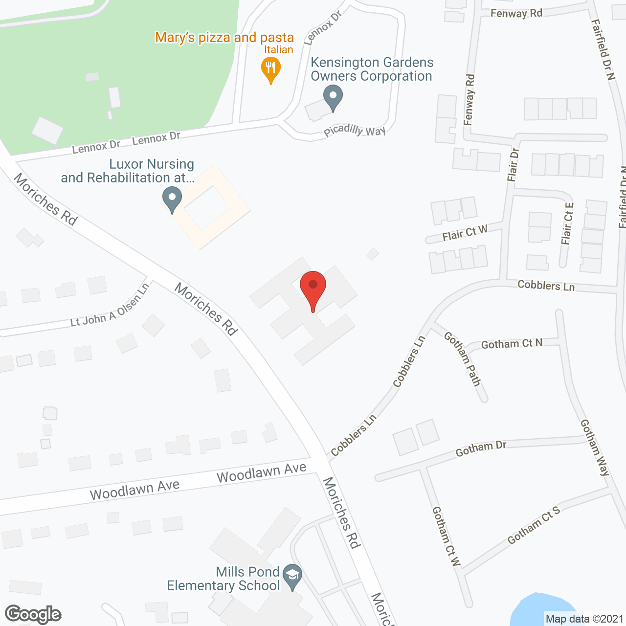 St. James Healthcare Ctr in google map