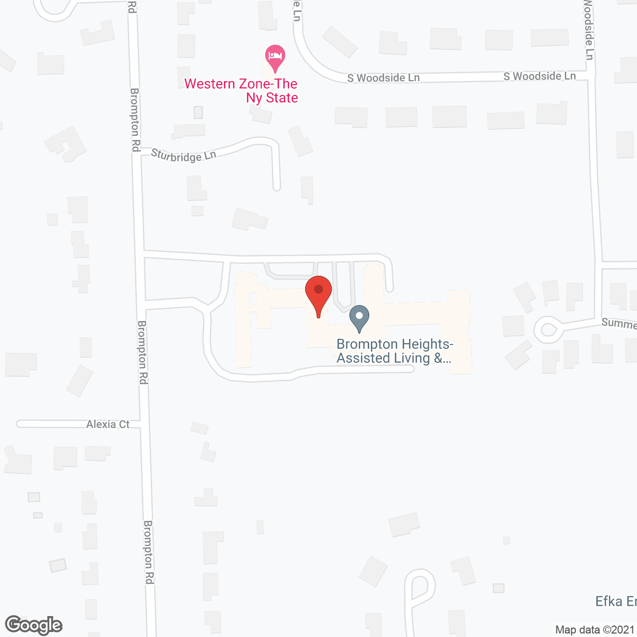 Brompton Heights in google map