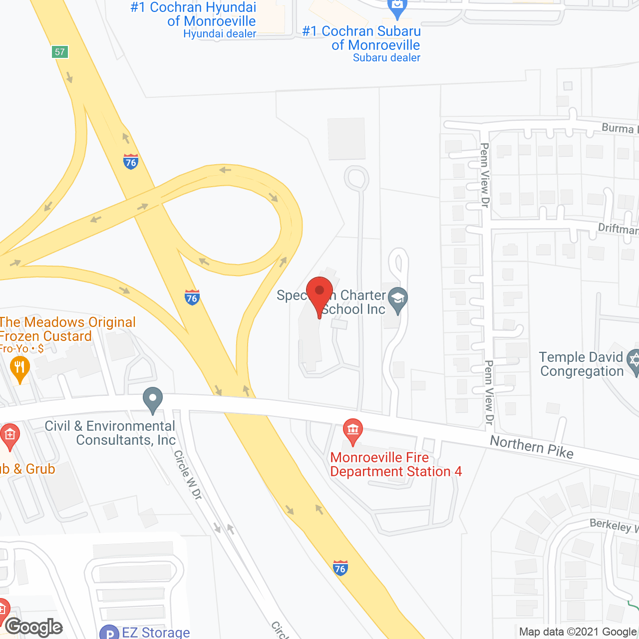 Concordia of Monroeville in google map